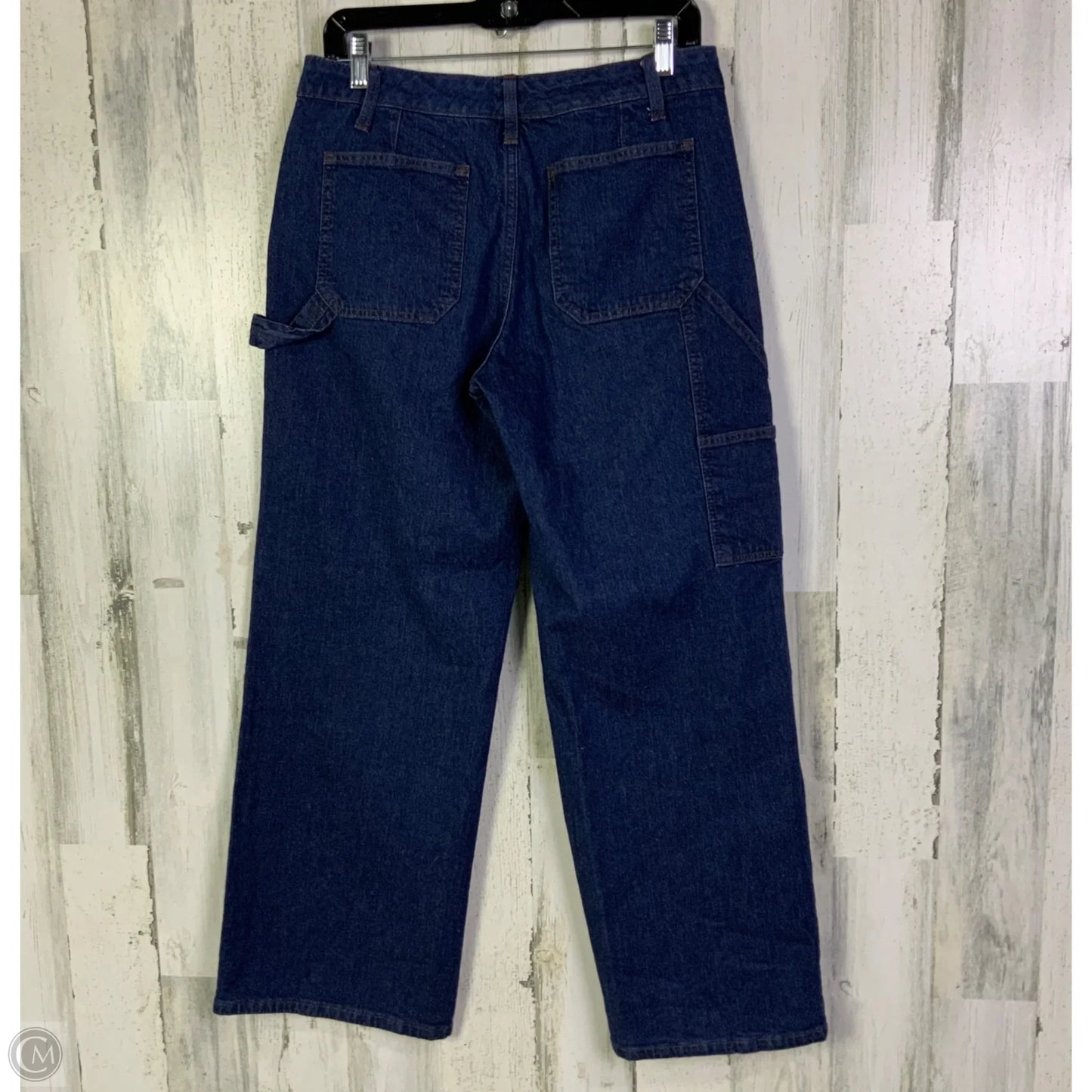 Jeans Wide Leg By Banana Republic In Blue Denim, Size: 6
