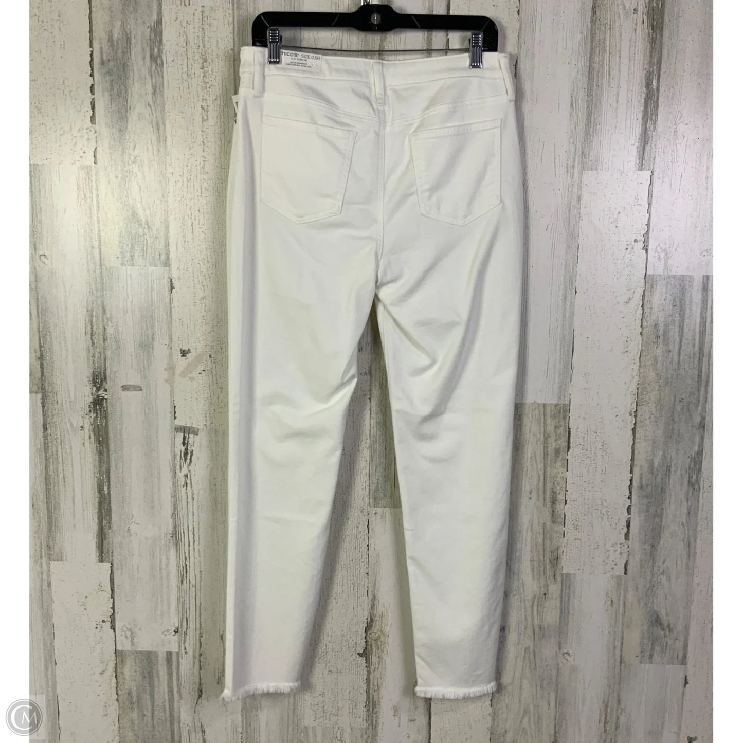 Jeans Skinny By Chicos In White, Size: 6