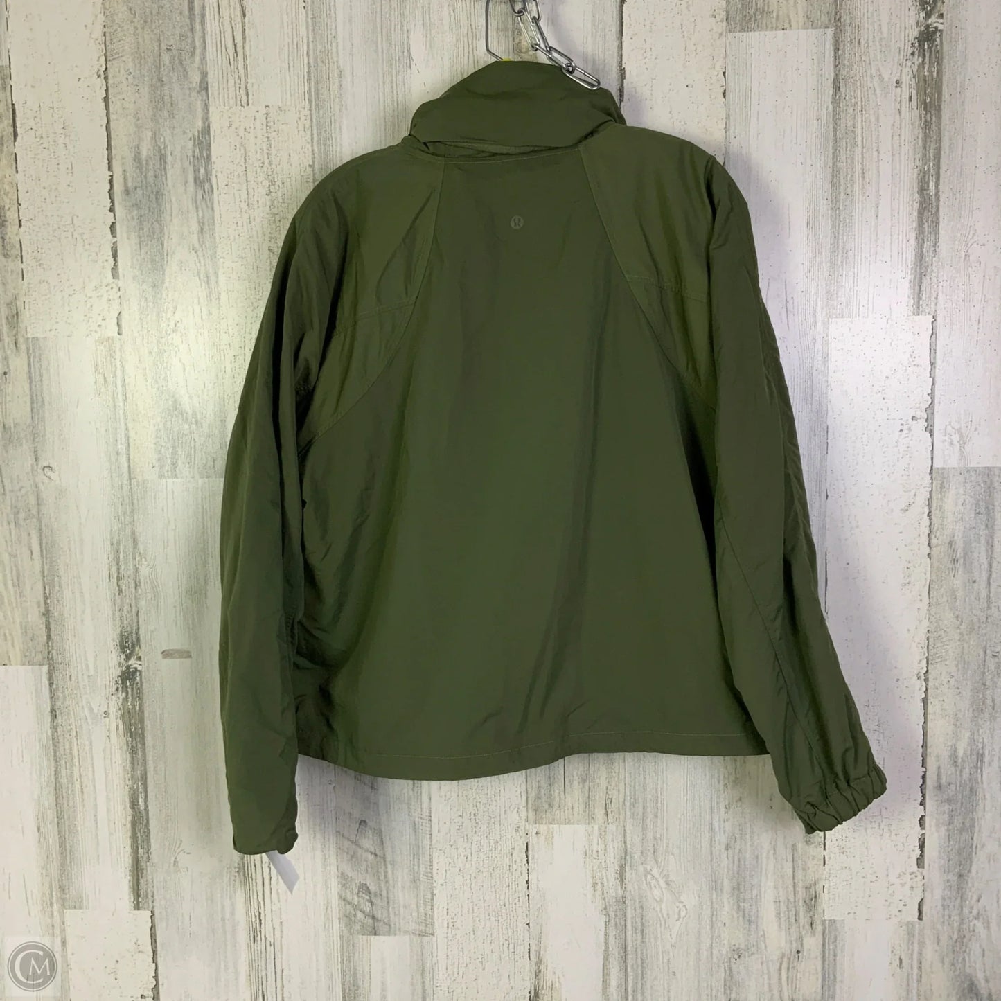 Jacket Windbreaker By Lululemon In Green, Size: M