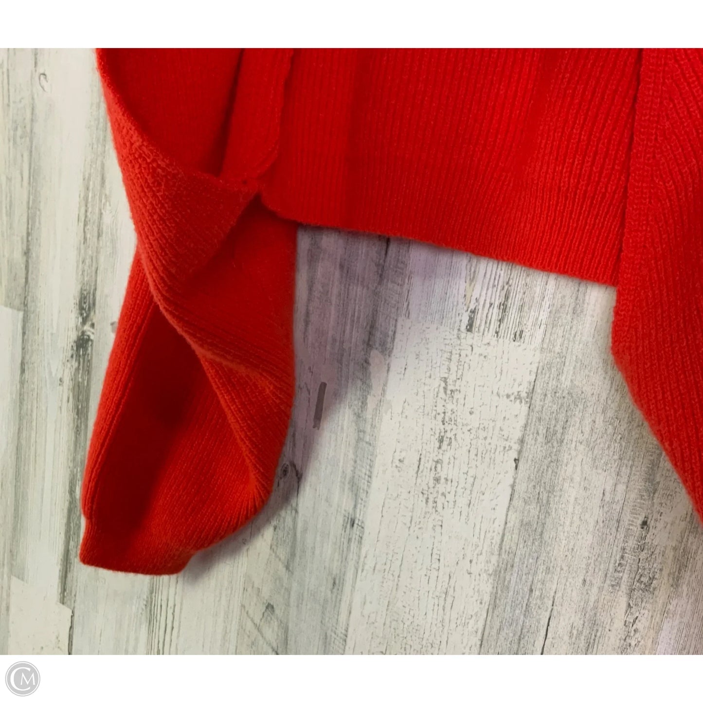 Sweater Cardigan By Pilcro In Orange, Size: Osfm