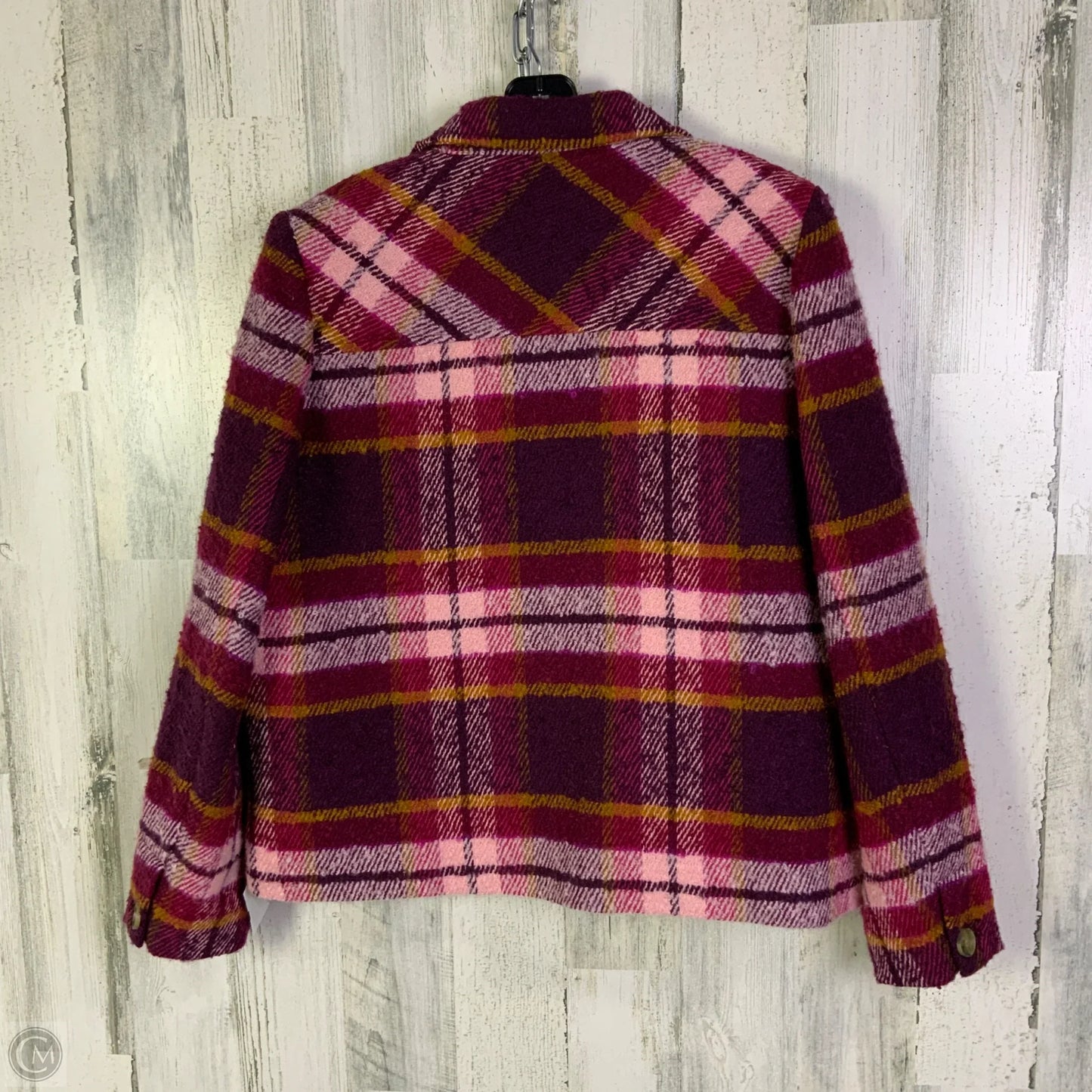 Coat Peacoat By Sundance In Maroon, Size: L