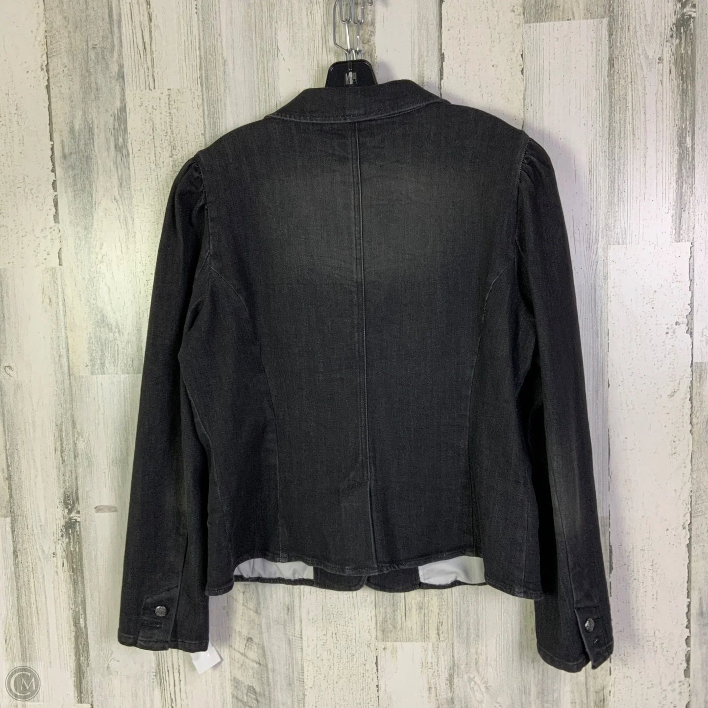Blazer By Inc In Black Denim, Size: Xl