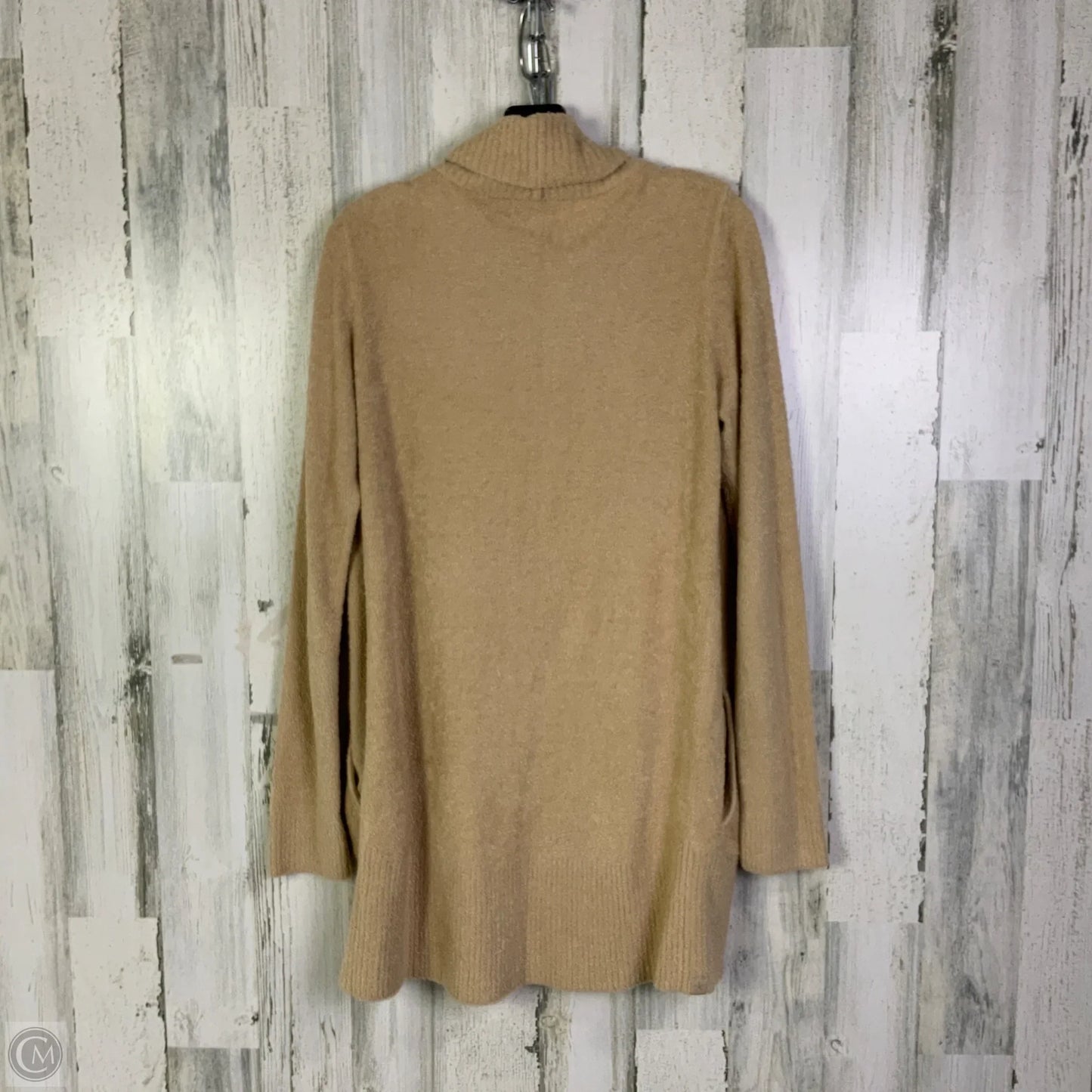 Sweater Cardigan By Barefoot Dreams In Tan, Size: M