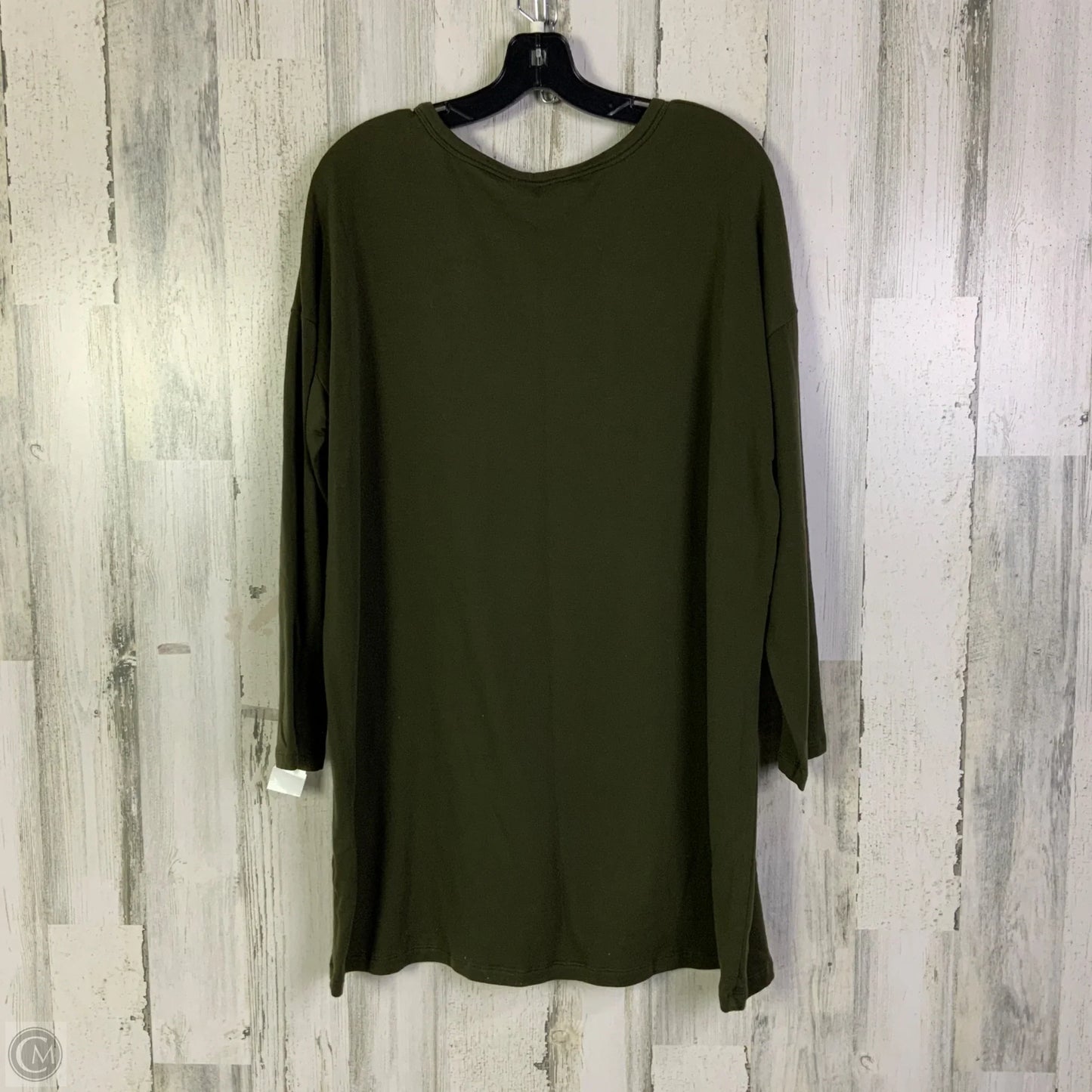 Dress Casual Short By Eileen Fisher In Green, Size: M