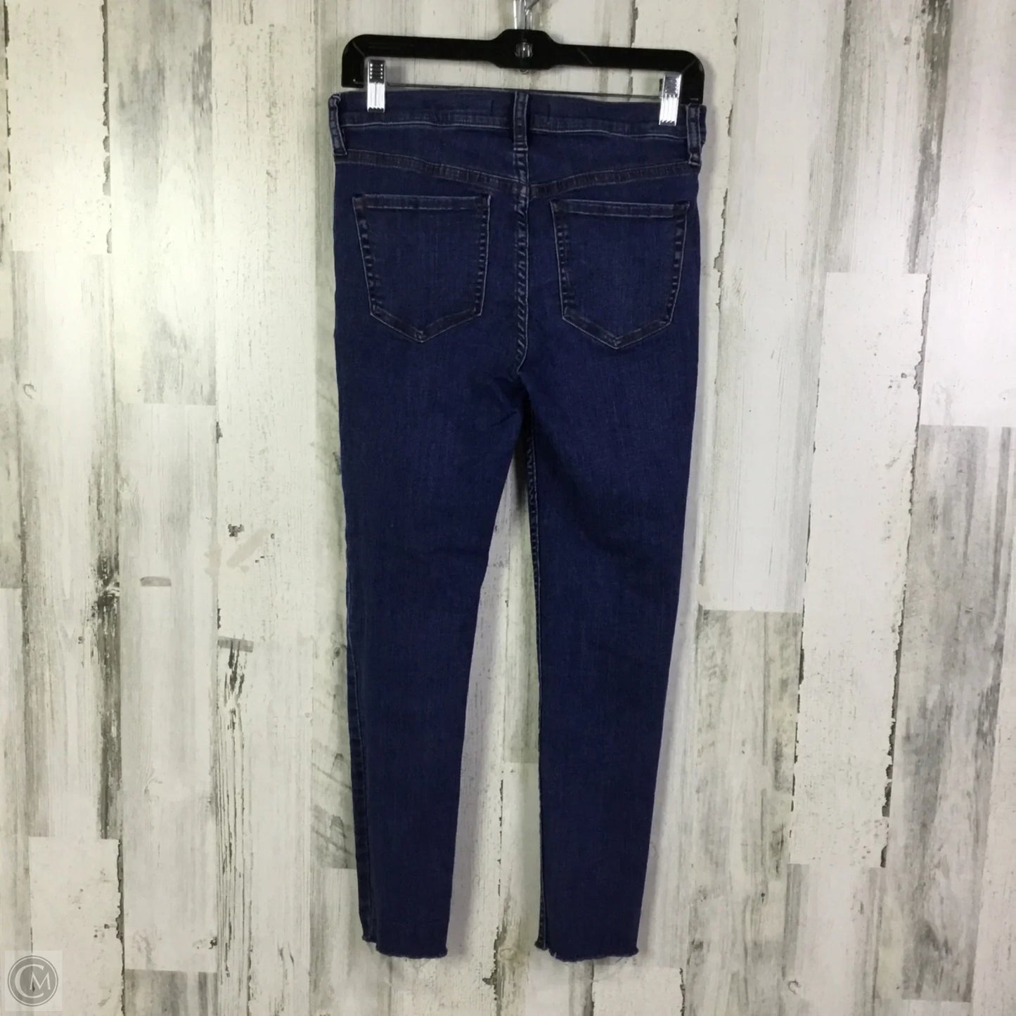 Jeans Skinny By Free People In Blue Denim, Size: 6