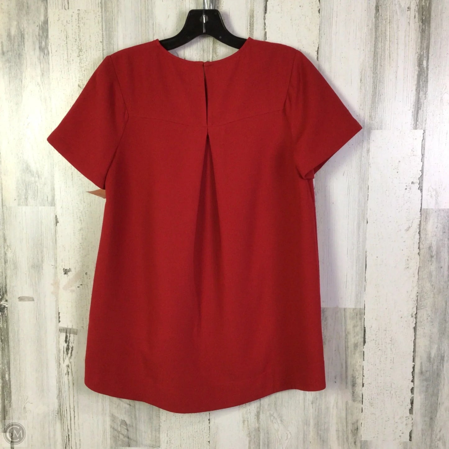 Top Short Sleeve By Madewell In Red, Size: S