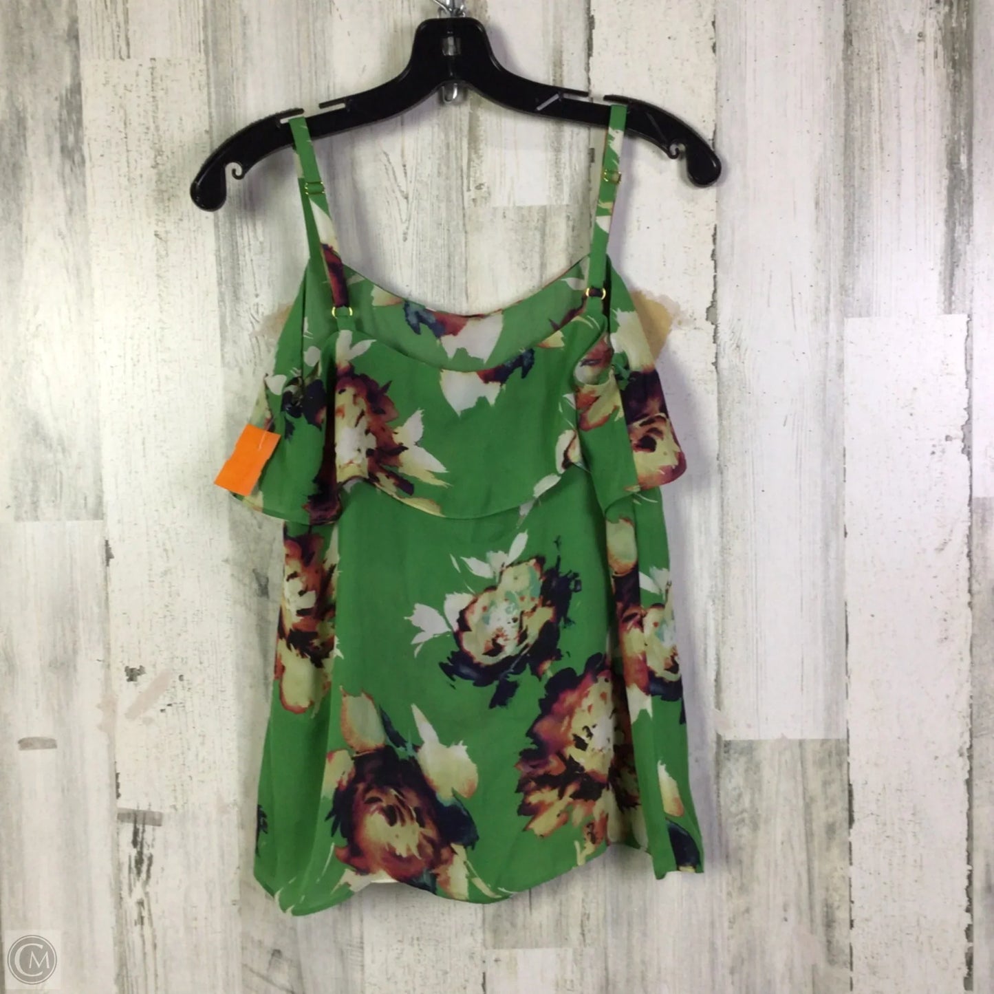 Blouse Sleeveless By Cabi In Green, Size: S