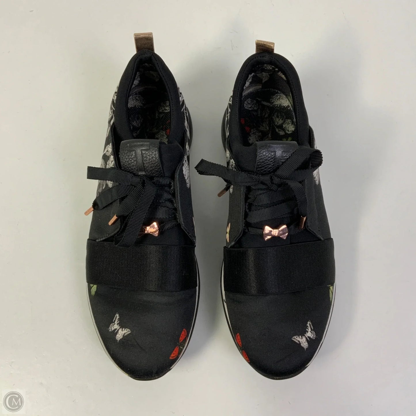 Shoes Athletic By Ted Baker In Black & White, Size: 8.5