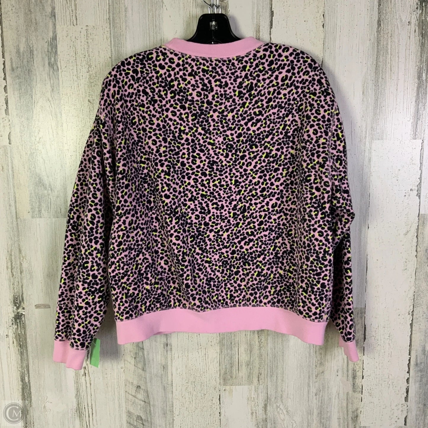 Sweatshirt Crewneck By Nike Apparel In Animal Print, Size: Xs