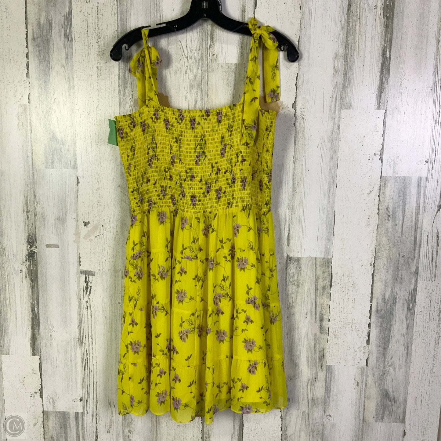 Dress Casual Short By Gianni Bini In Yellow, Size: L