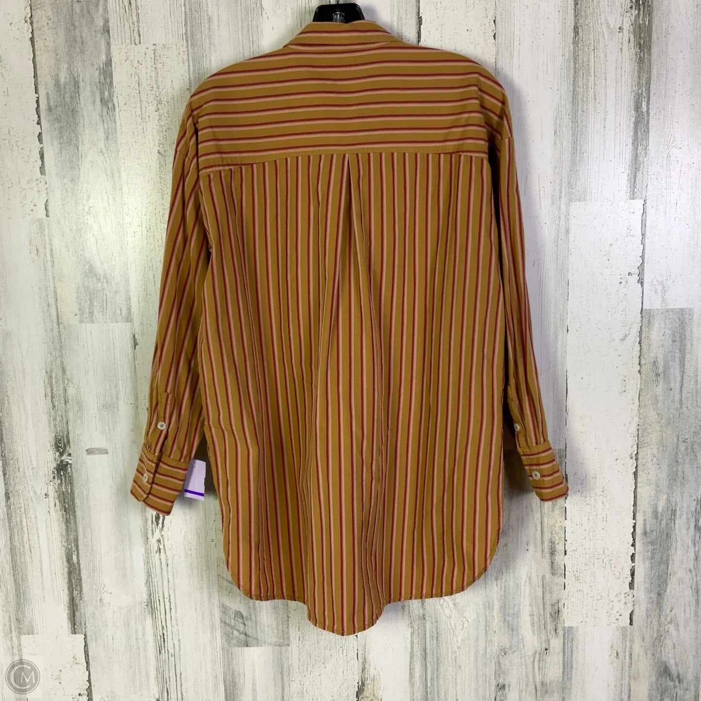 Top Long Sleeve By Maeve In Brown, Size: S