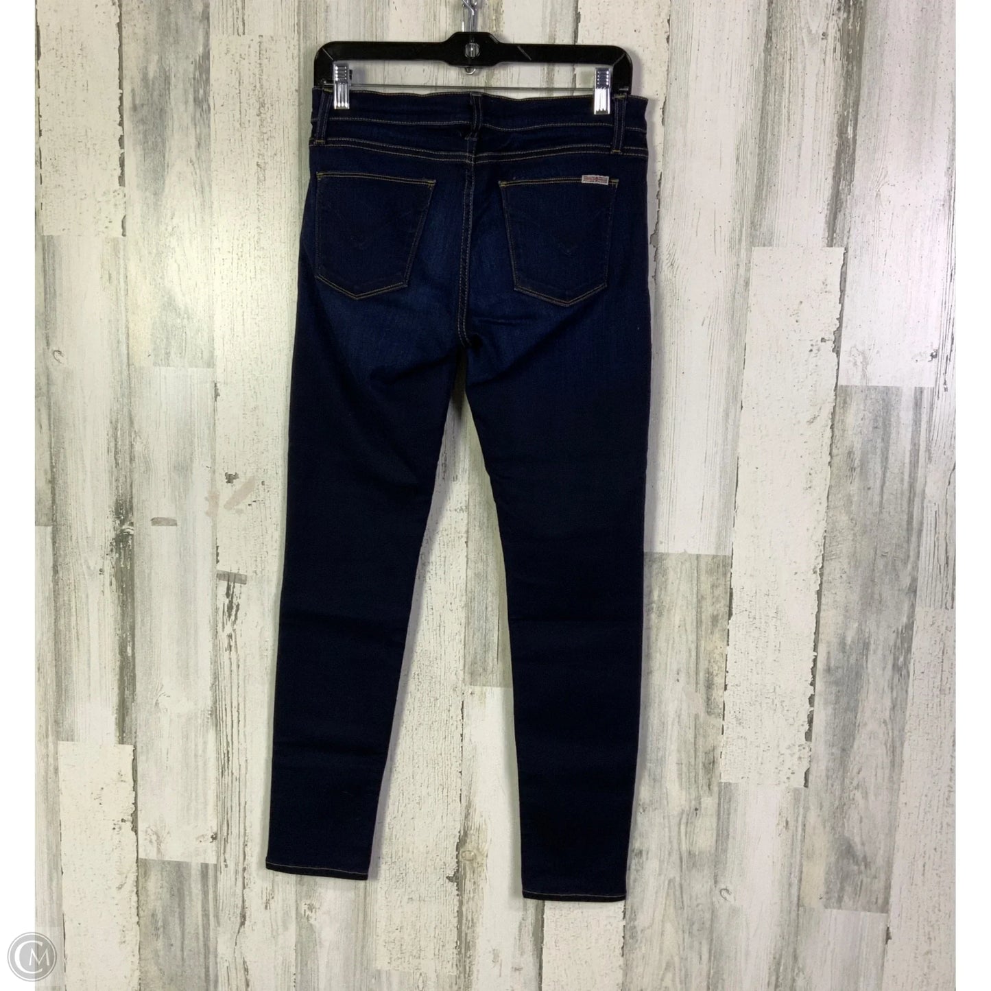 Jeans Skinny By Hudson In Blue Denim, Size: 4
