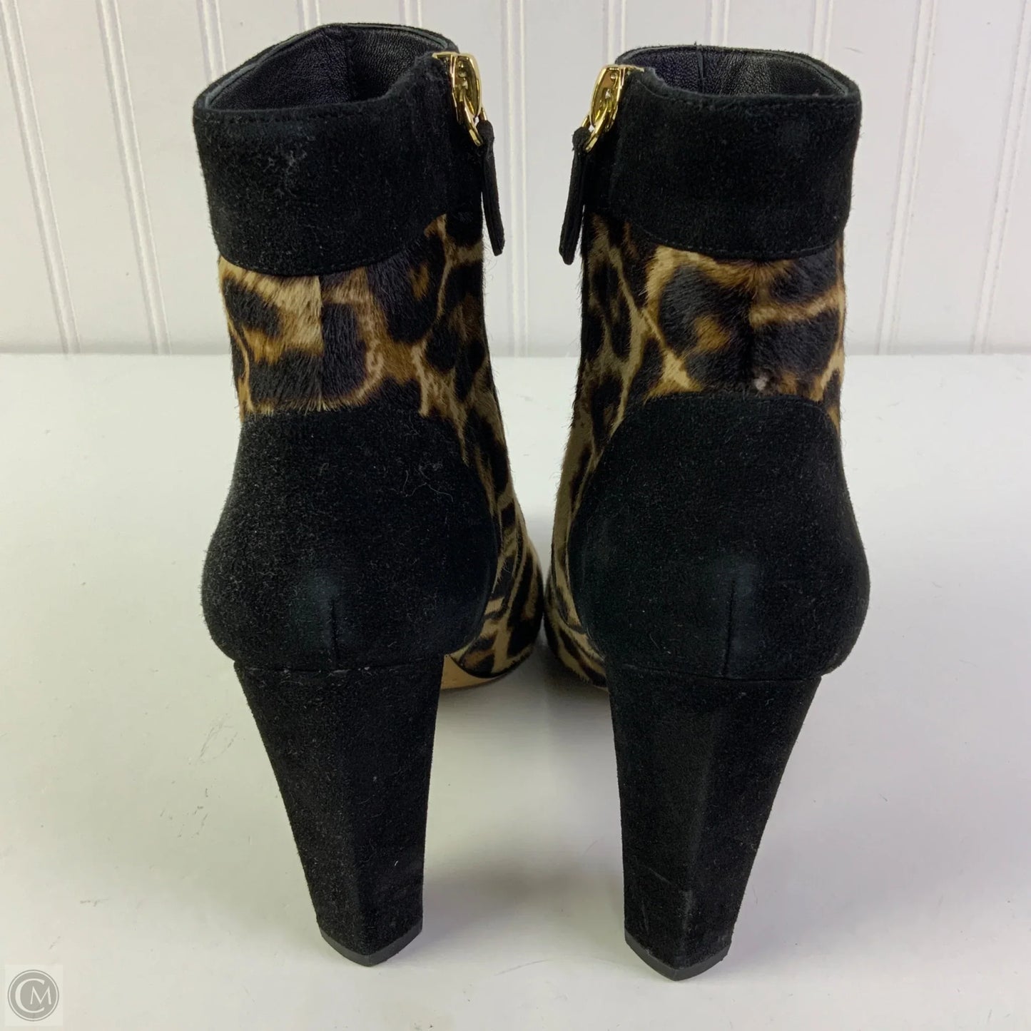 Boots Designer By Diane Von Furstenberg In Animal Print, Size: 6