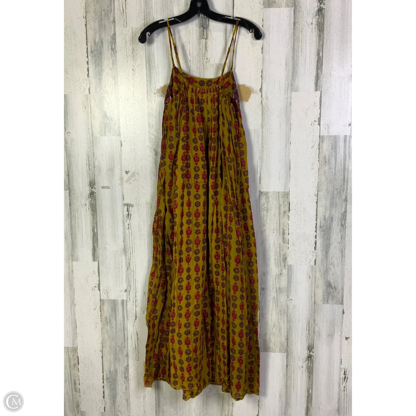 Dress Casual Midi By Free People In Yellow, Size: Xs