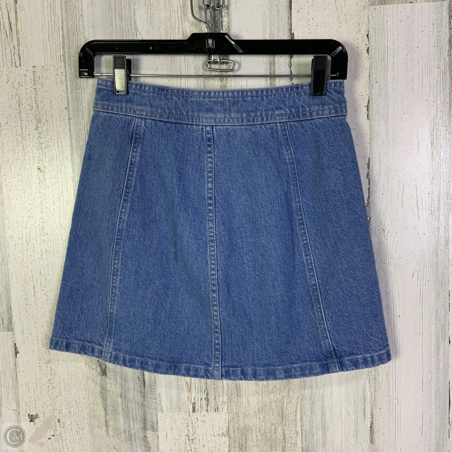 Skirt Mini & Short By Madewell In Blue Denim, Size: 0
