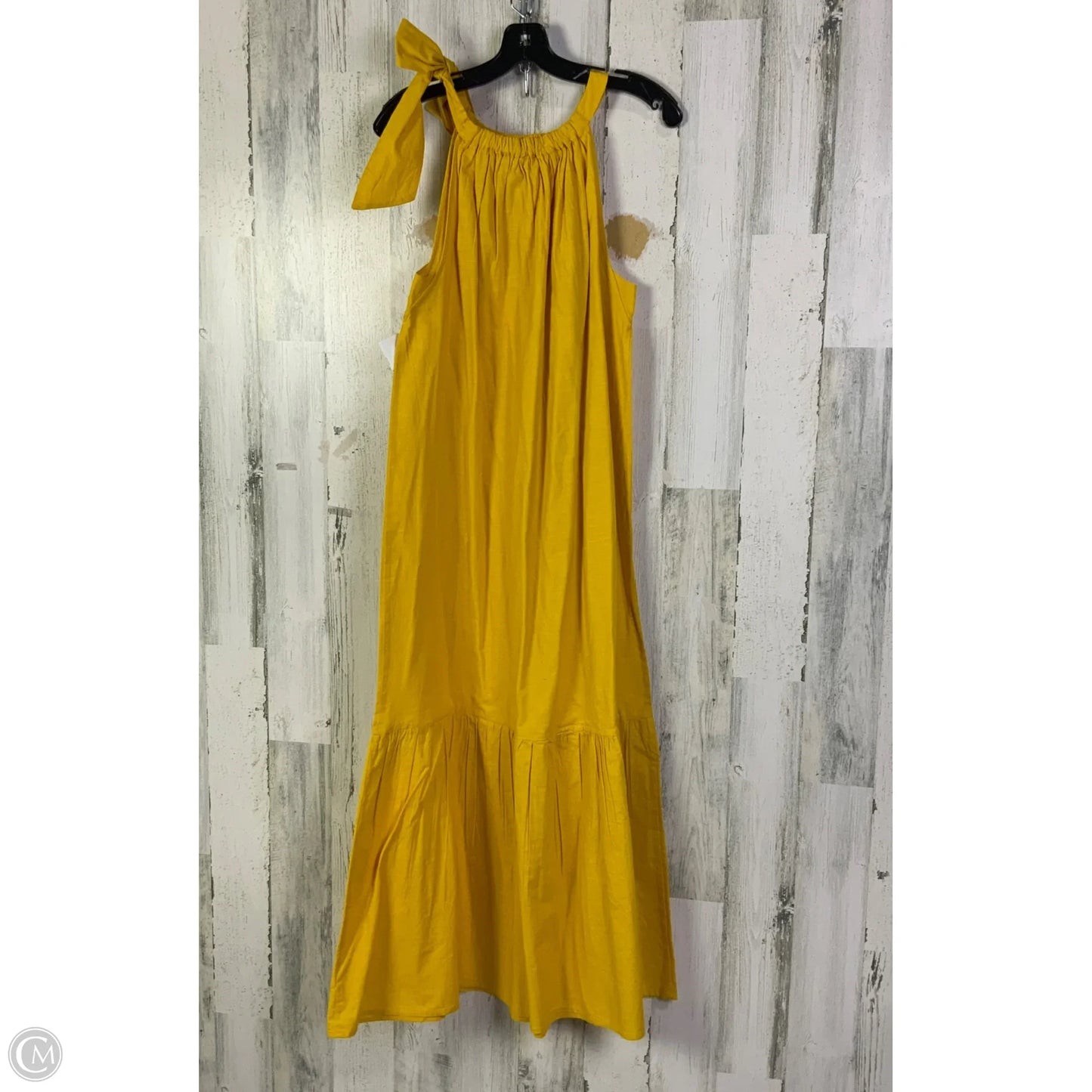 Dress Casual Maxi By Mudpie In Yellow, Size: M