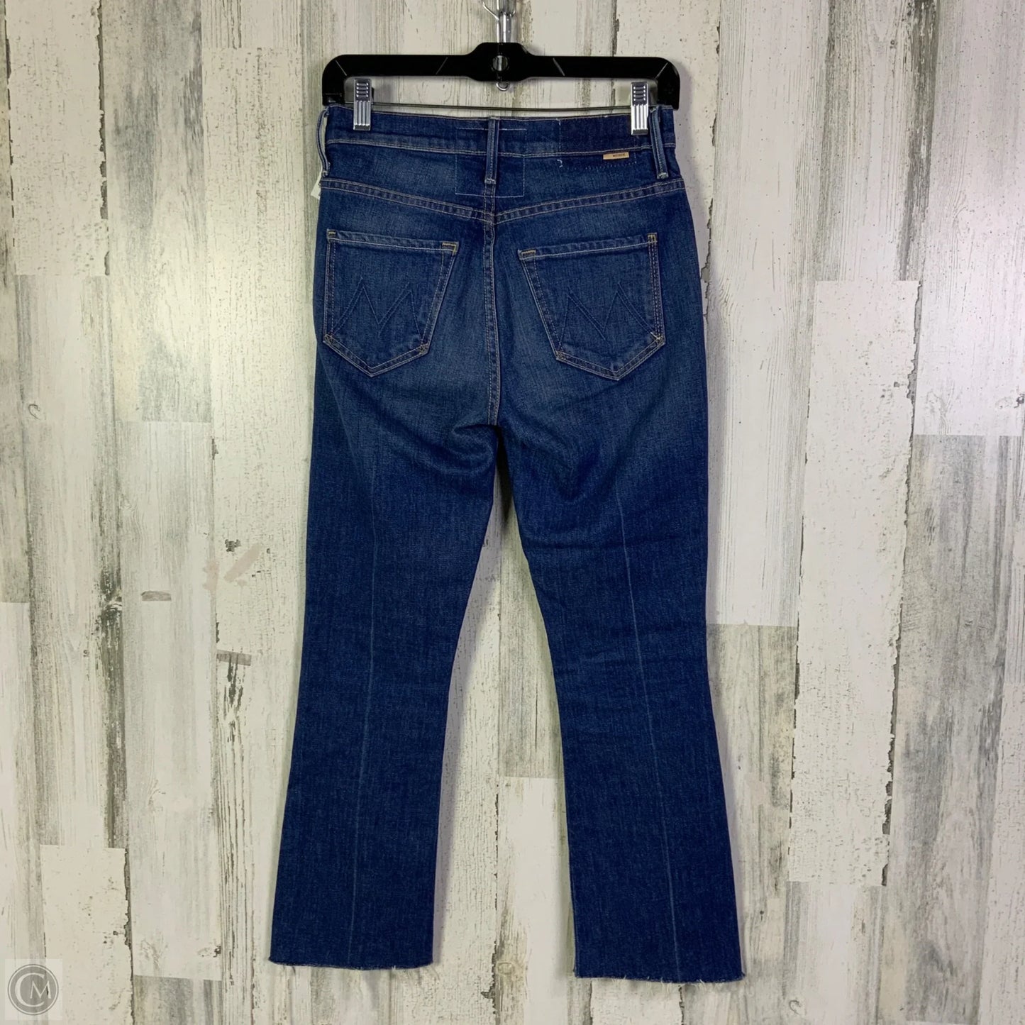 Jeans Flared By Mother In Blue Denim, Size: 0
