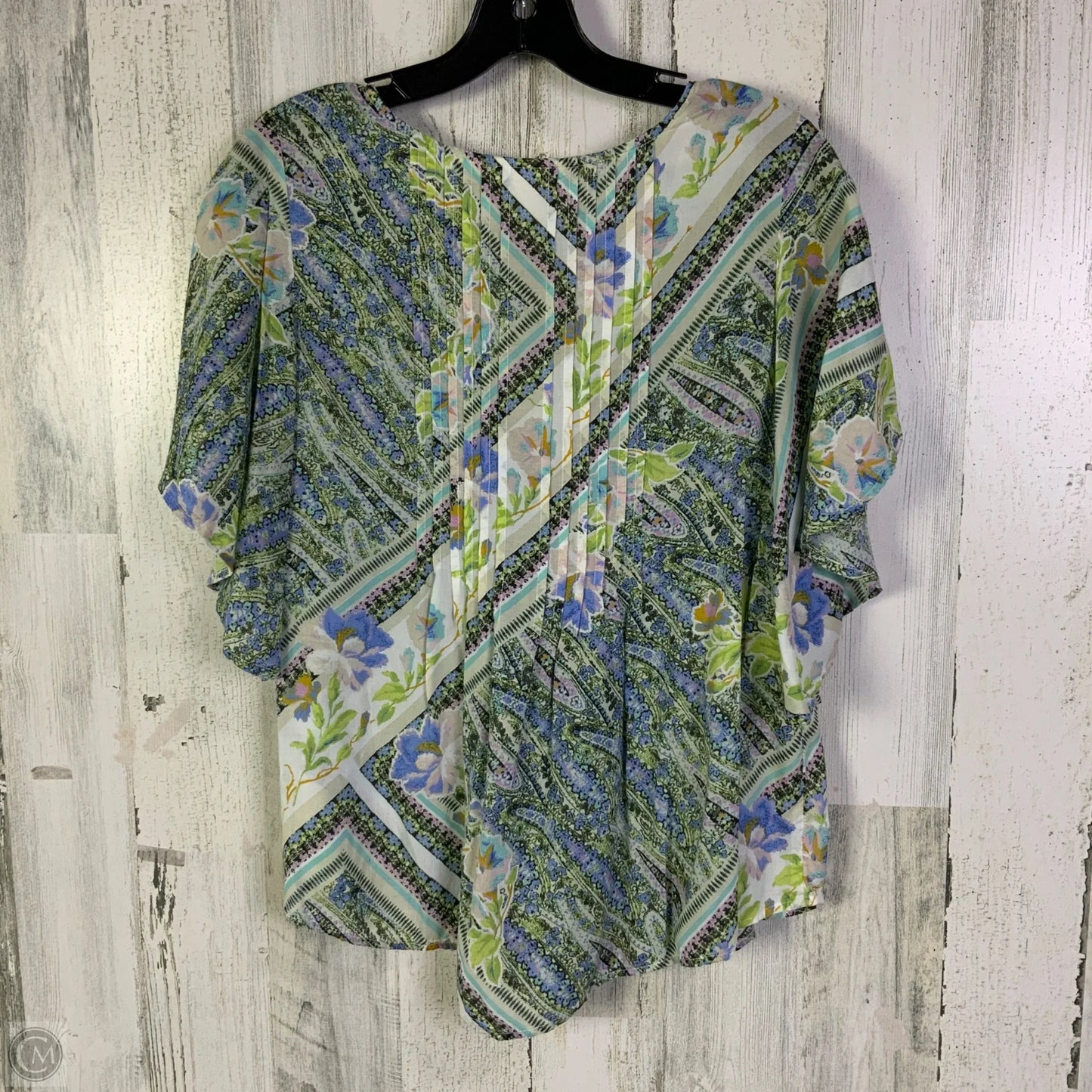 Top Short Sleeve By Maeve In Blue, Size: S