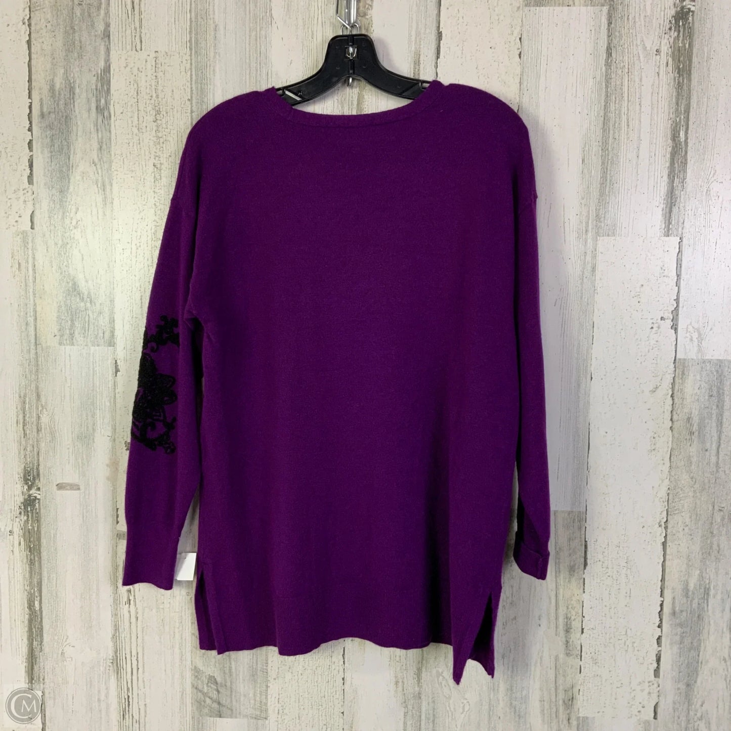 Sweater By Chicos In Purple, Size: M
