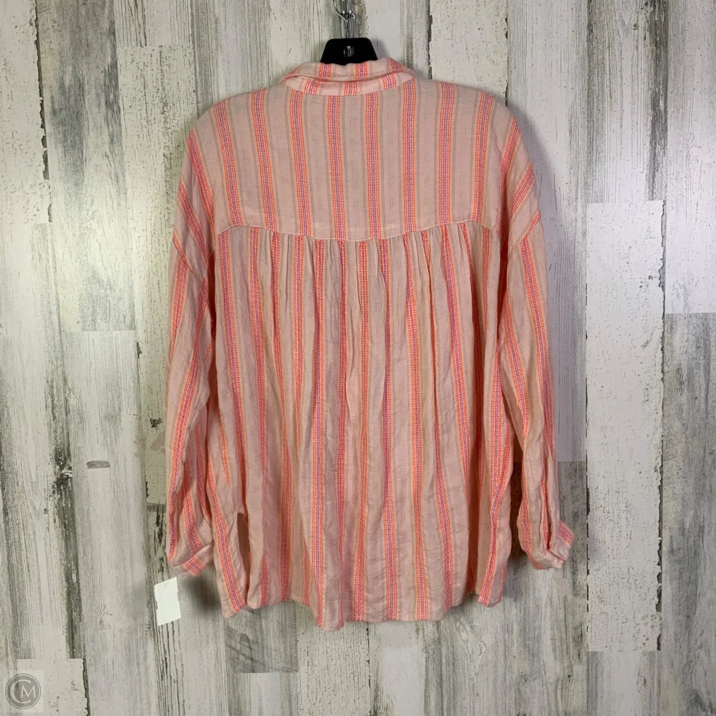 Top Long Sleeve By Fate In Pink, Size: S