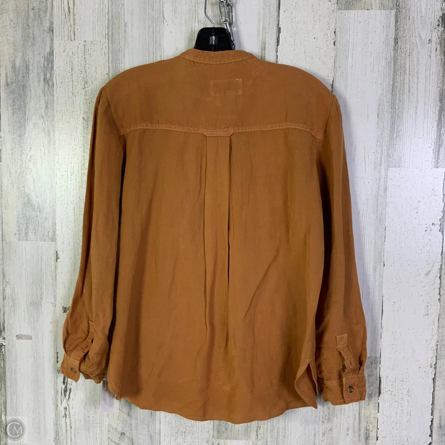 Top Long Sleeve By Pilcro In Orange, Size: Xs