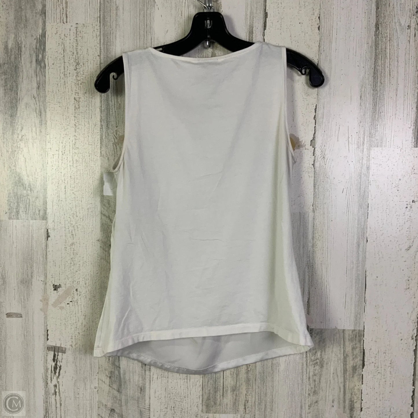 Top Sleeveless By Ann Taylor In White, Size: S