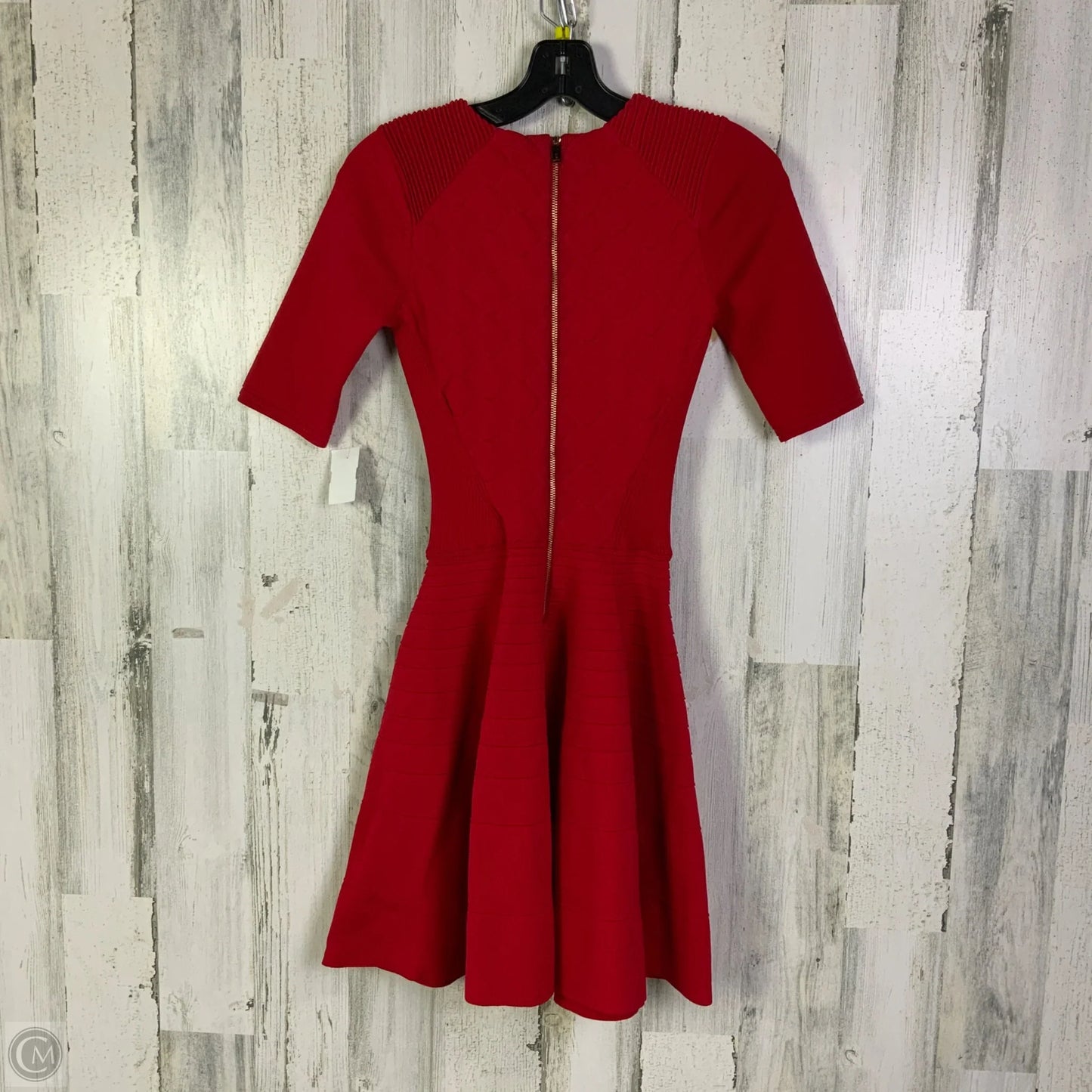 Dress Work By Ted Baker In Red, Size: Xs