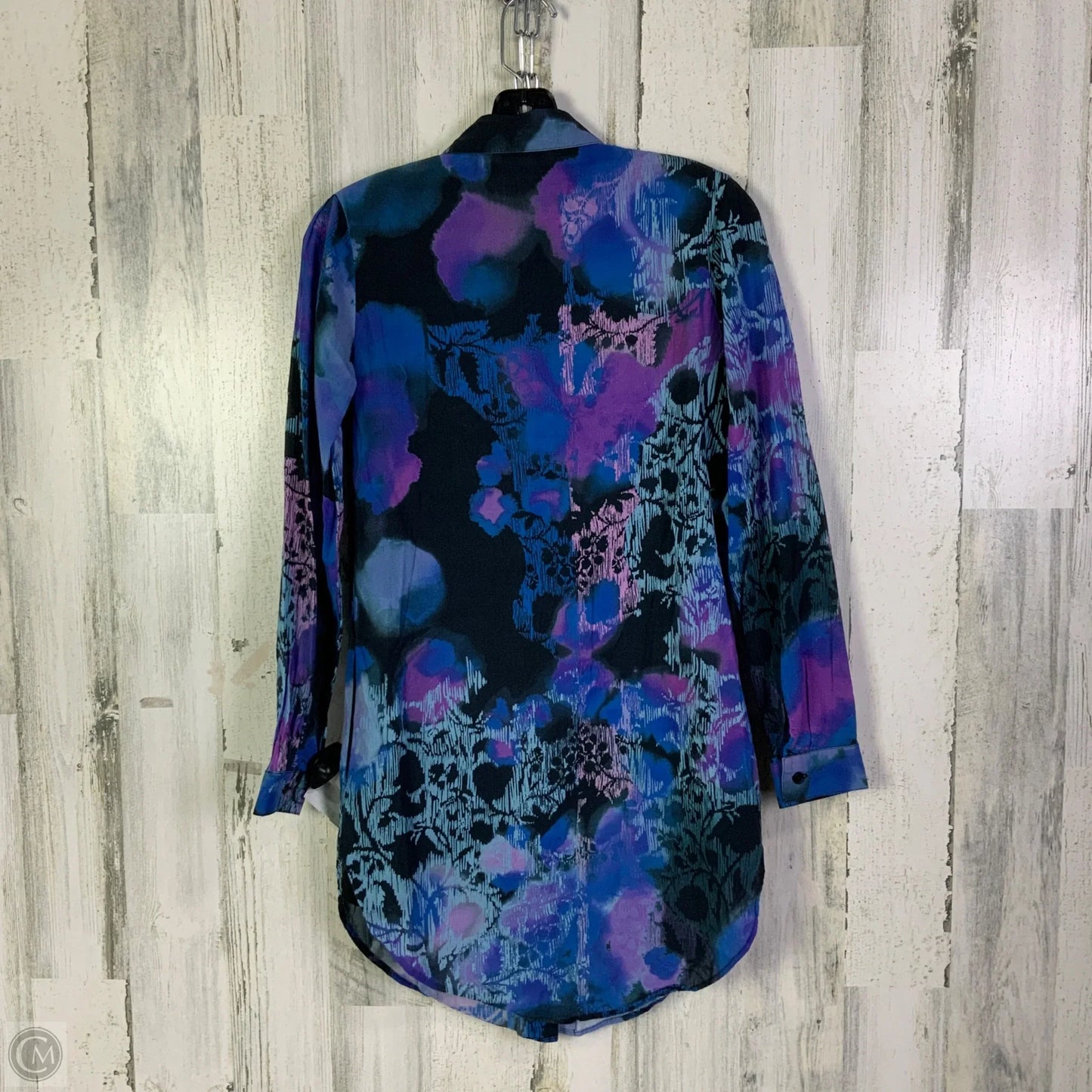 Top Long Sleeve Designer By See By Chloe In Blue, Size: S