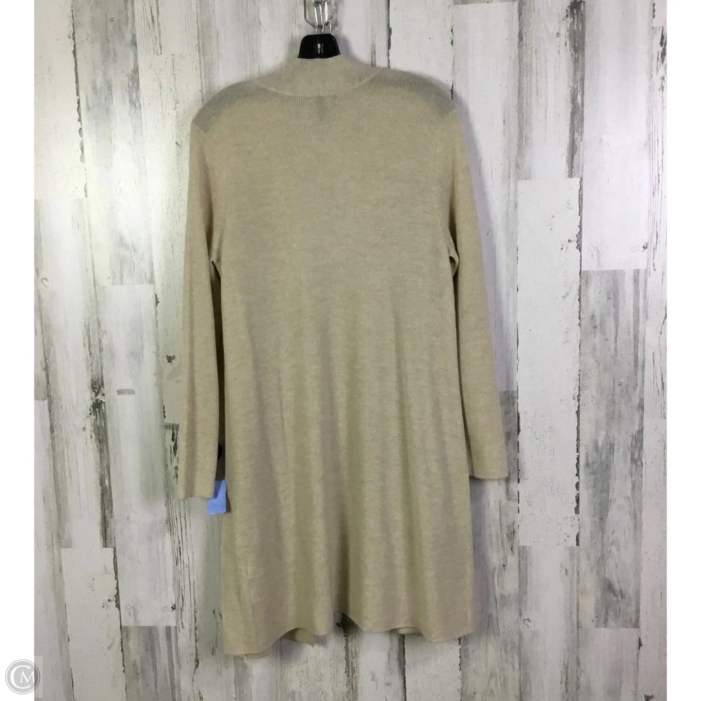 Sweater Cardigan By Eileen Fisher In Cream, Size: L