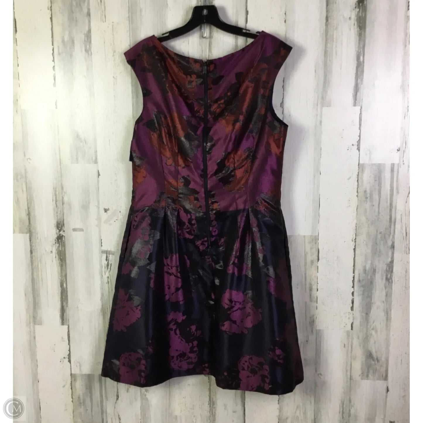 Dress Party Short By Vince Camuto In Blue & Purple, Size: L