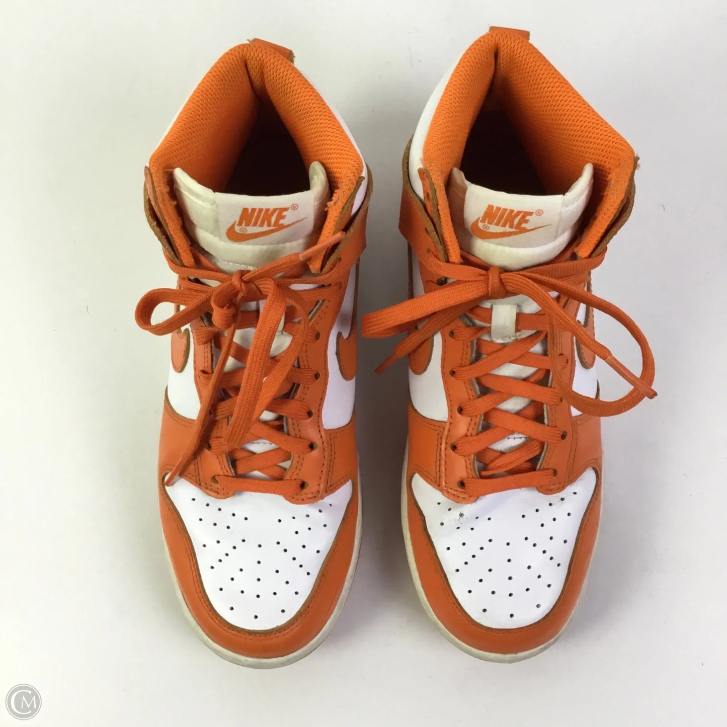 Shoes Athletic By Nike In Orange & White, Size: 7.5