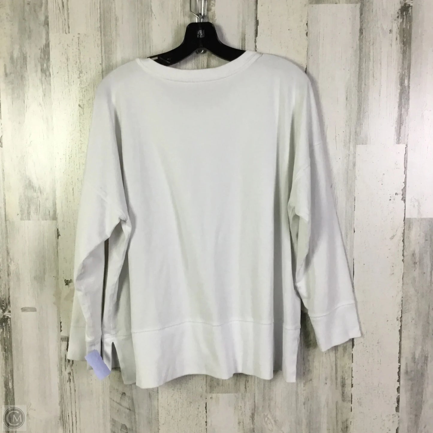 Sweatshirt Crewneck By Eileen Fisher In White, Size: Xl