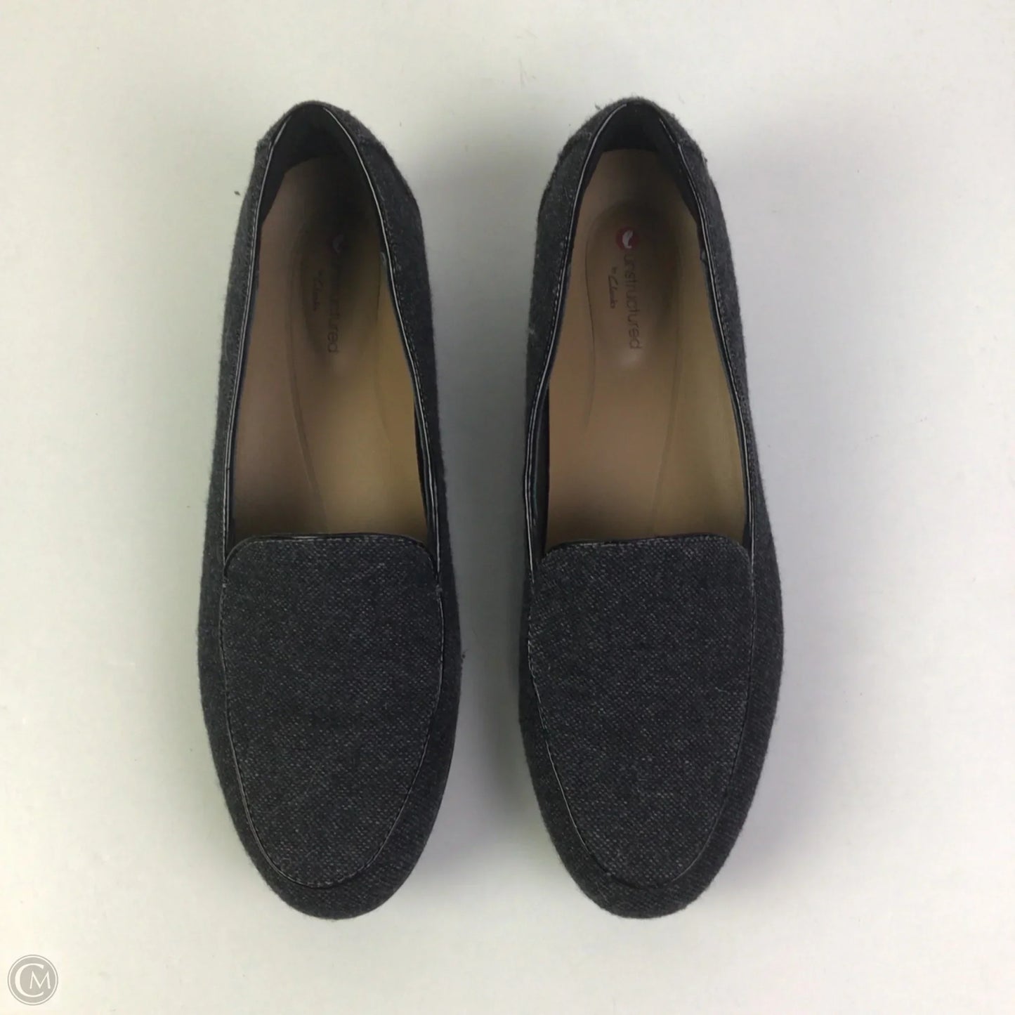 Shoes Flats By Clarks In Grey, Size: 7.5
