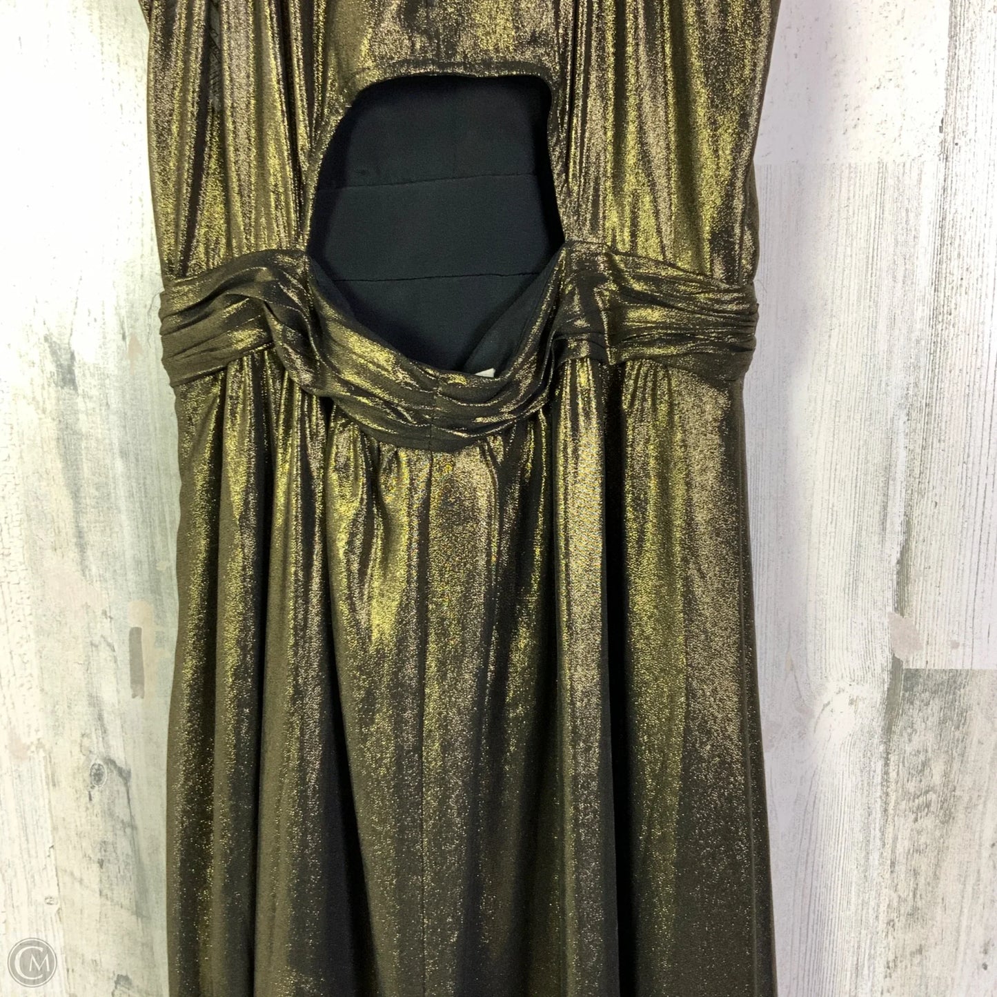 Dress Party Long By Bcbgeneration In Black & Gold, Size: M