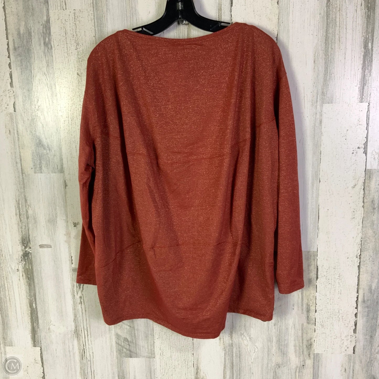 Athletic Top Long Sleeve Crewneck By Lululemon In Red, Size: 10