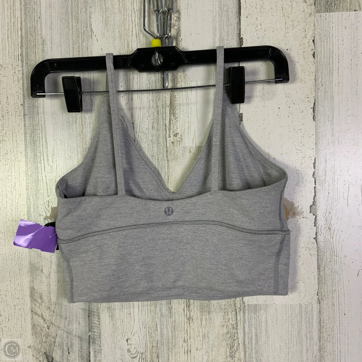Athletic Bra By Lululemon In Grey, Size: M
