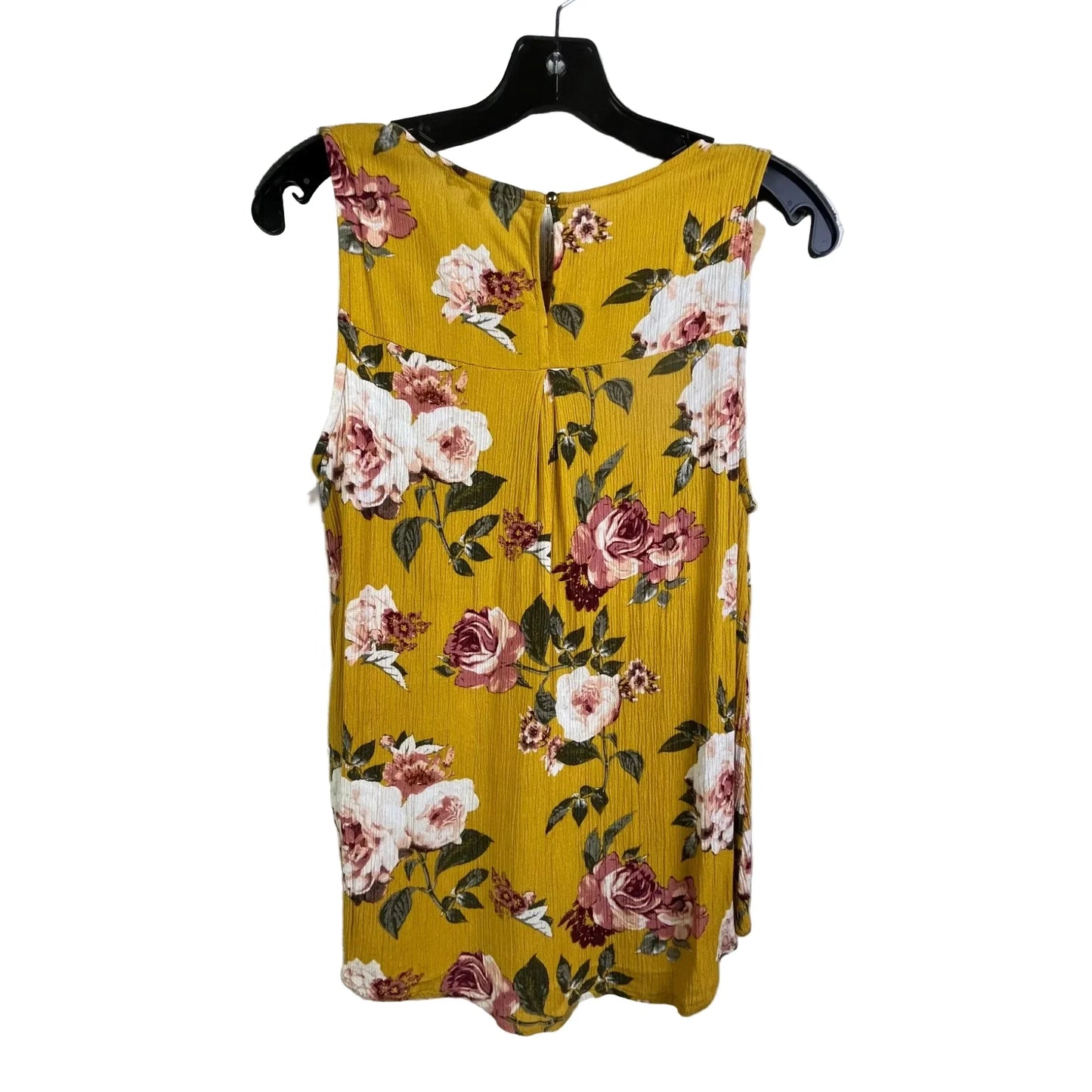 Top Sleeveless By Staccato In Yellow, Size: M