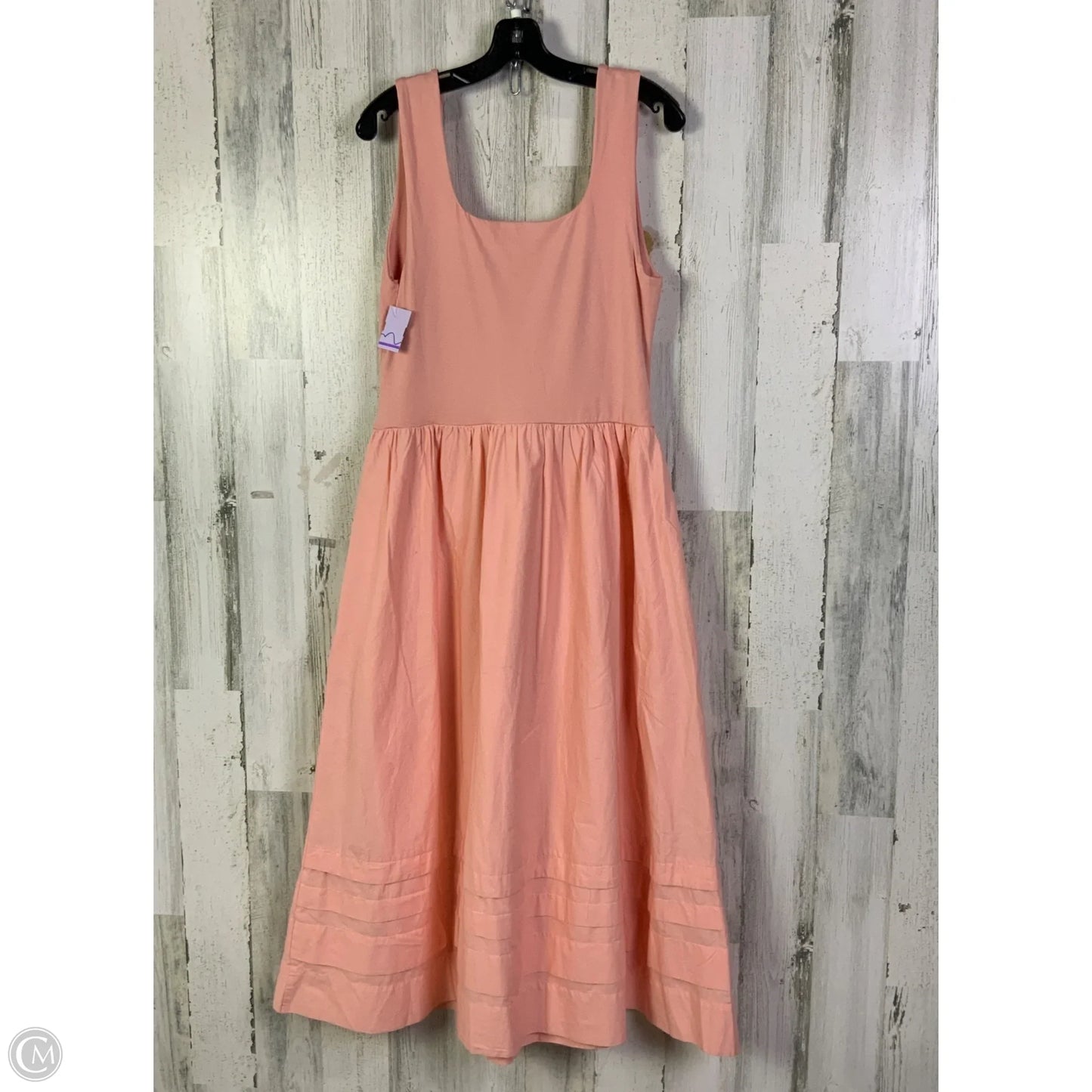 Dress Casual Midi By J. Crew In Pink, Size: L