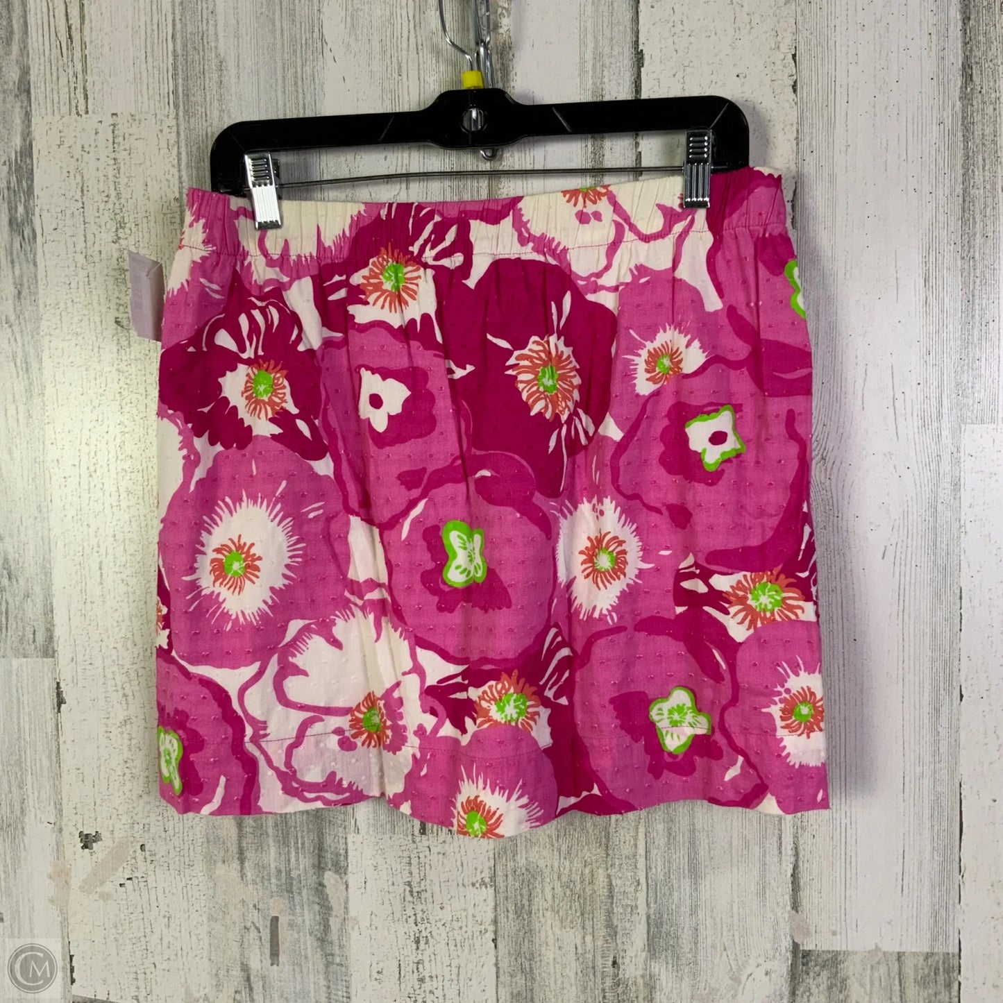 Skirt Designer By Lilly Pulitzer In Pink & White, Size: 0