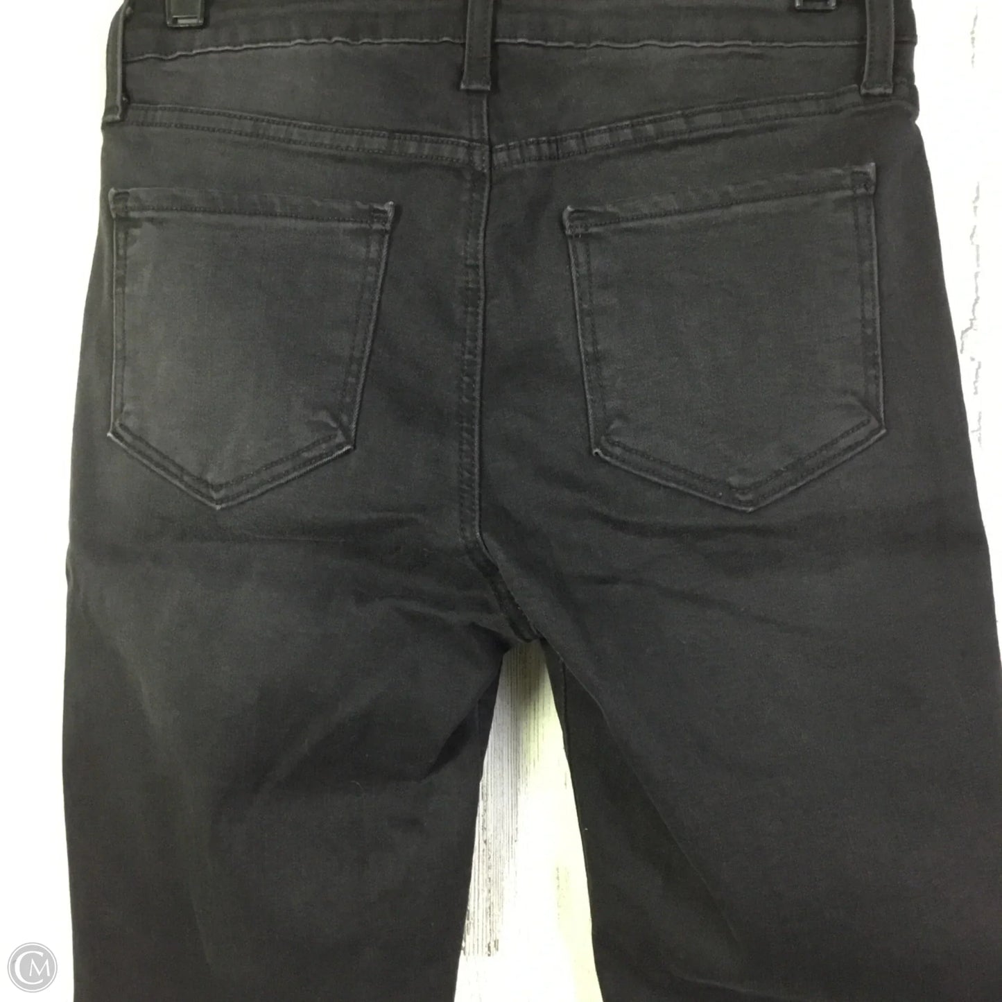 Jeans Skinny By Just Black In Black Denim, Size: 10