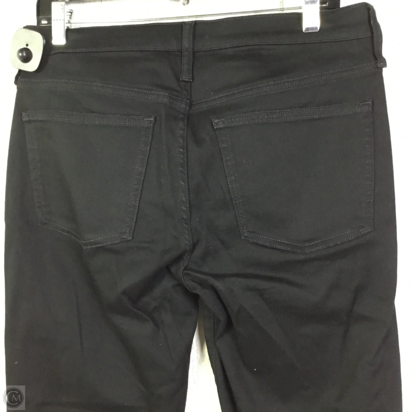 Jeans Straight By J. Crew In Black Denim, Size: 8