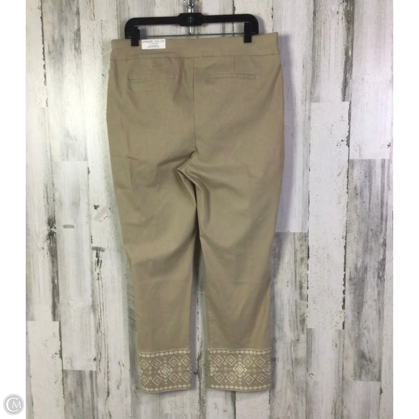 Pants Dress By Chicos In Beige, Size: 14