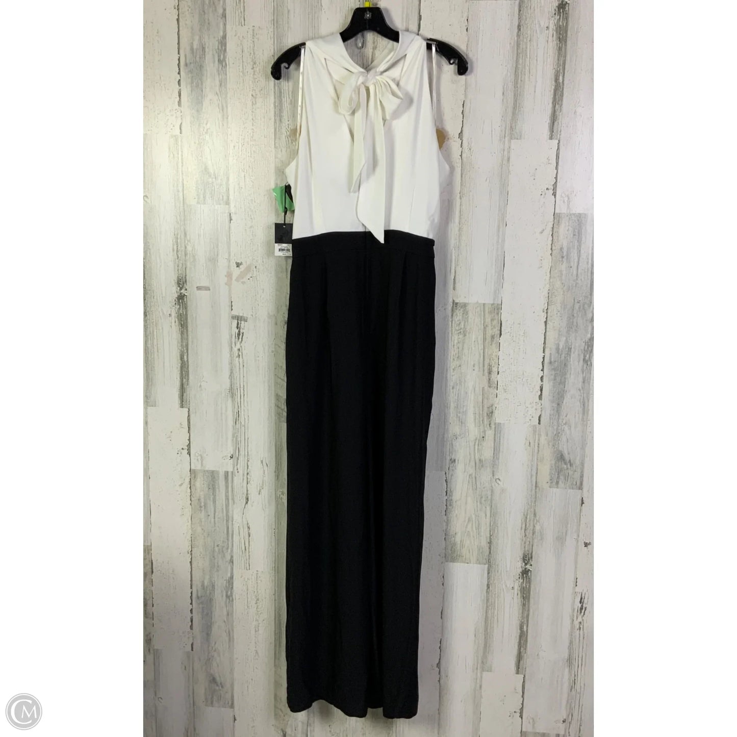 Jumpsuit Designer By Jason Wu In Black & White, Size: L