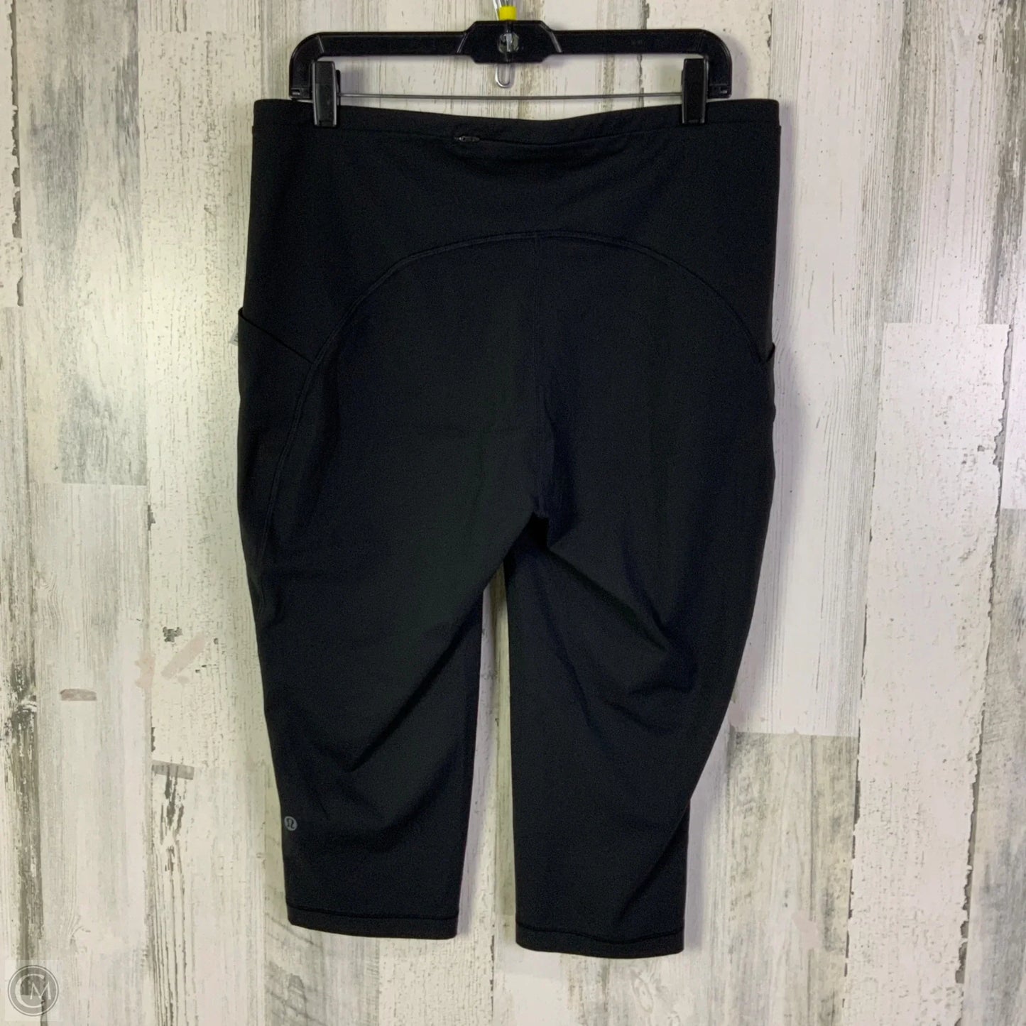 Athletic Leggings Capris By Lululemon In Black, Size: 14