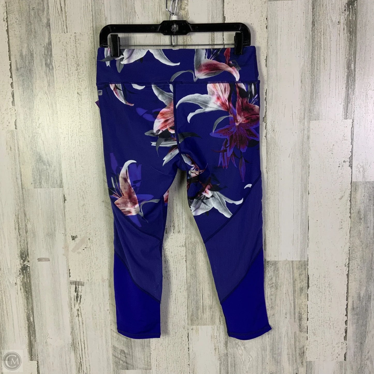 Athletic Leggings Capris By Fabletics In Blue, Size: M