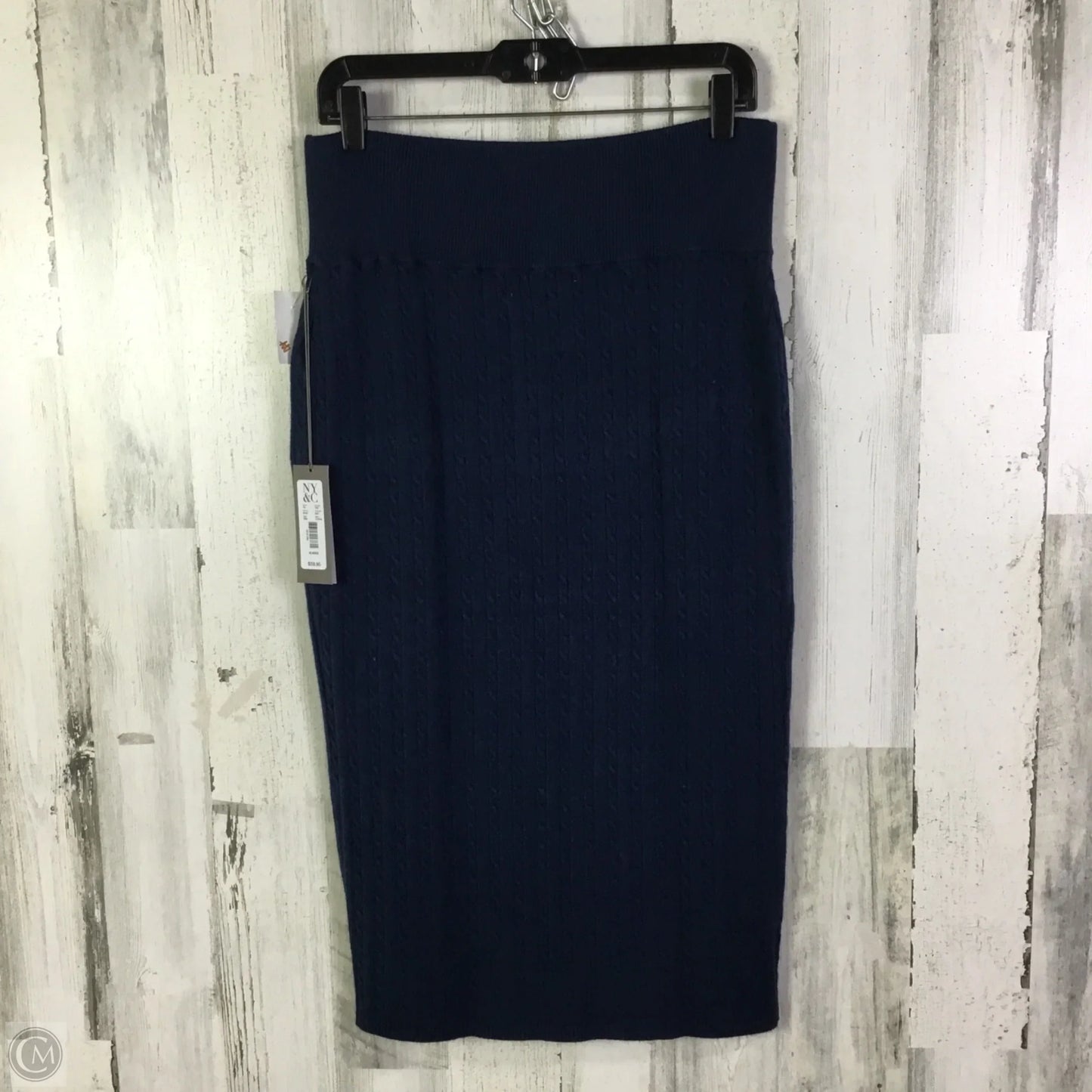 Skirt Midi By Eva Mendes In Blue, Size: 16