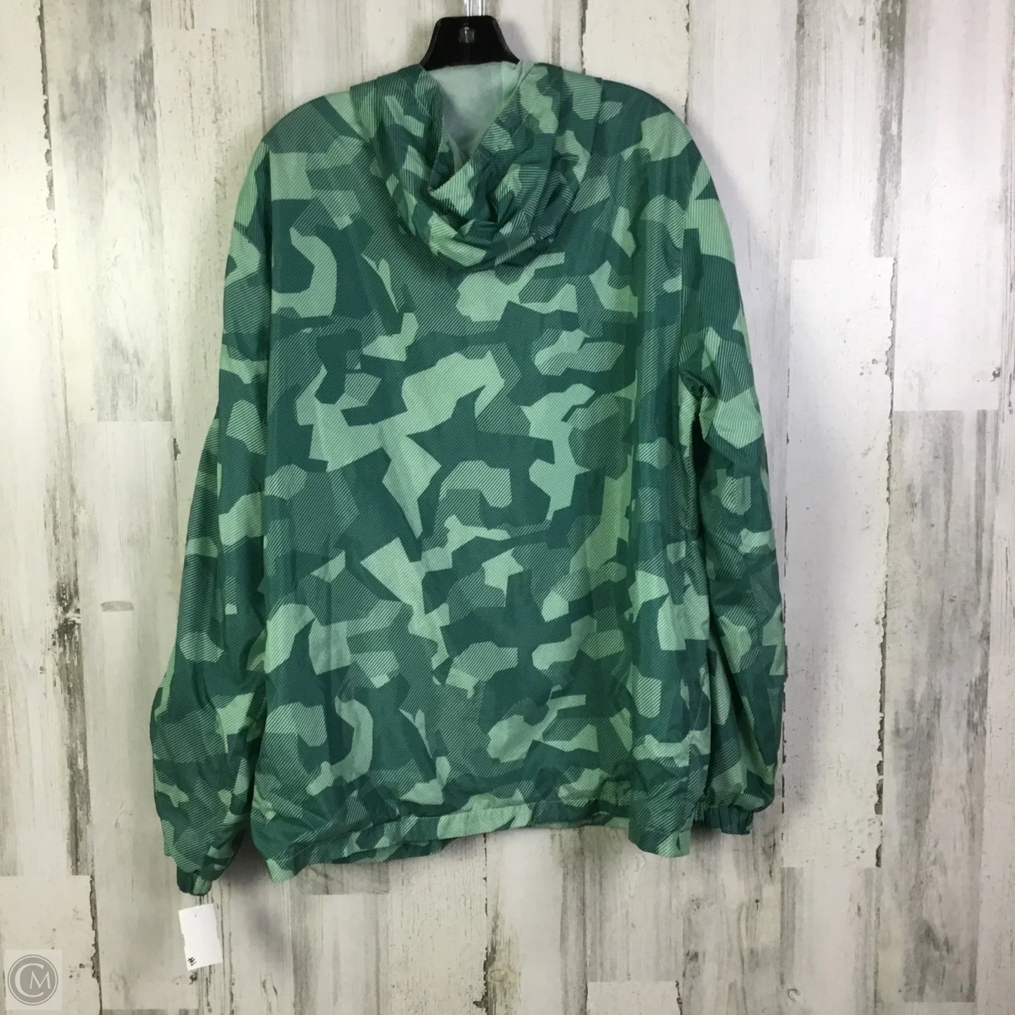 Jacket Windbreaker By Cmf In Green, Size: L