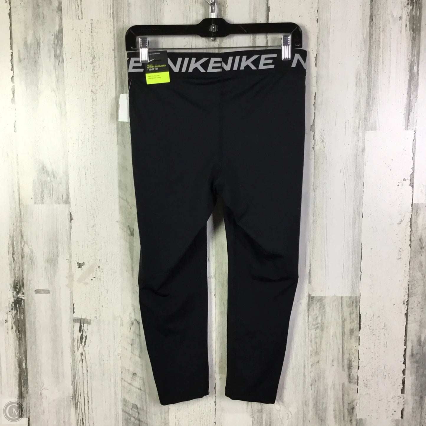Athletic Leggings Capris By Nike In Black, Size: L
