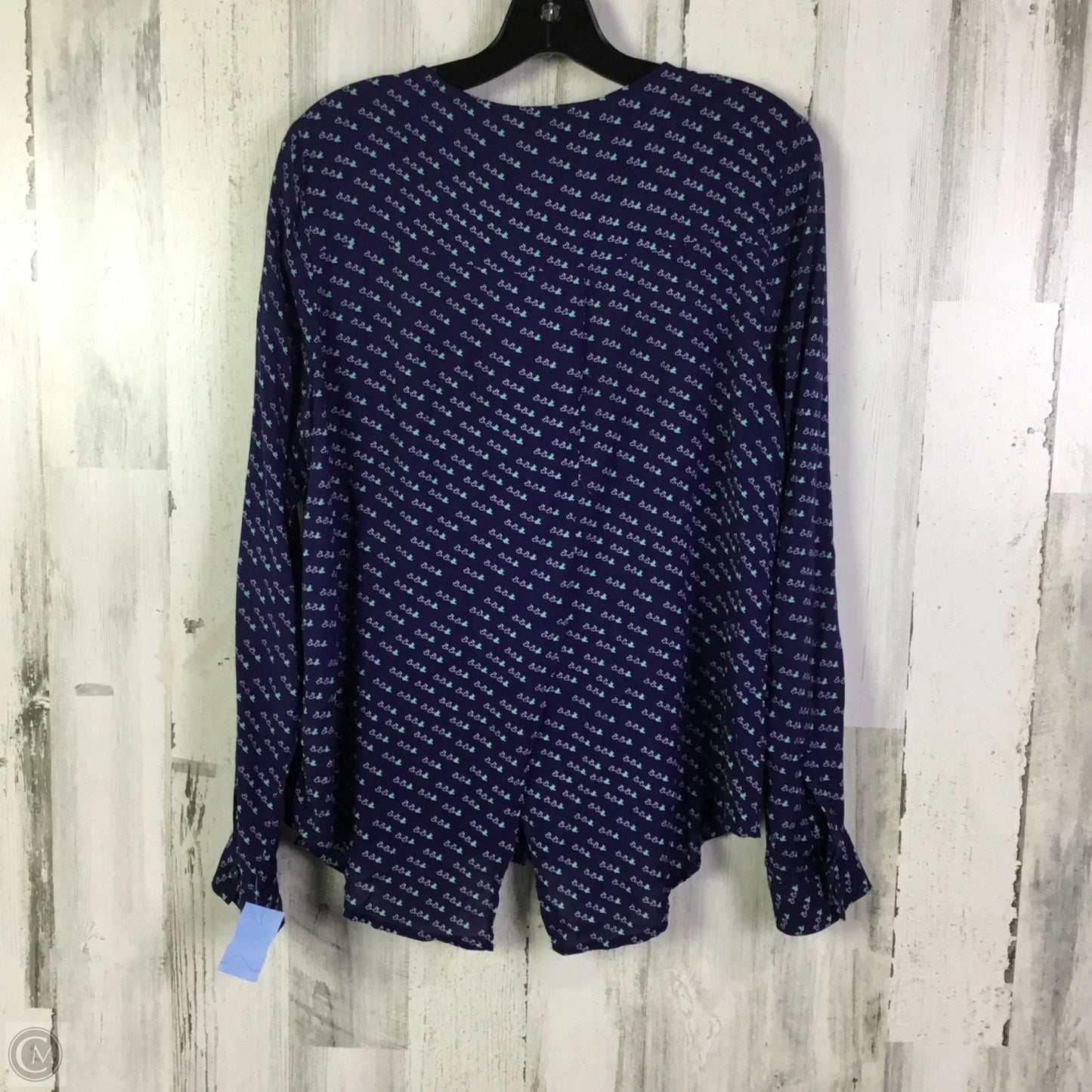 Top Long Sleeve By Maeve In Blue, Size: M
