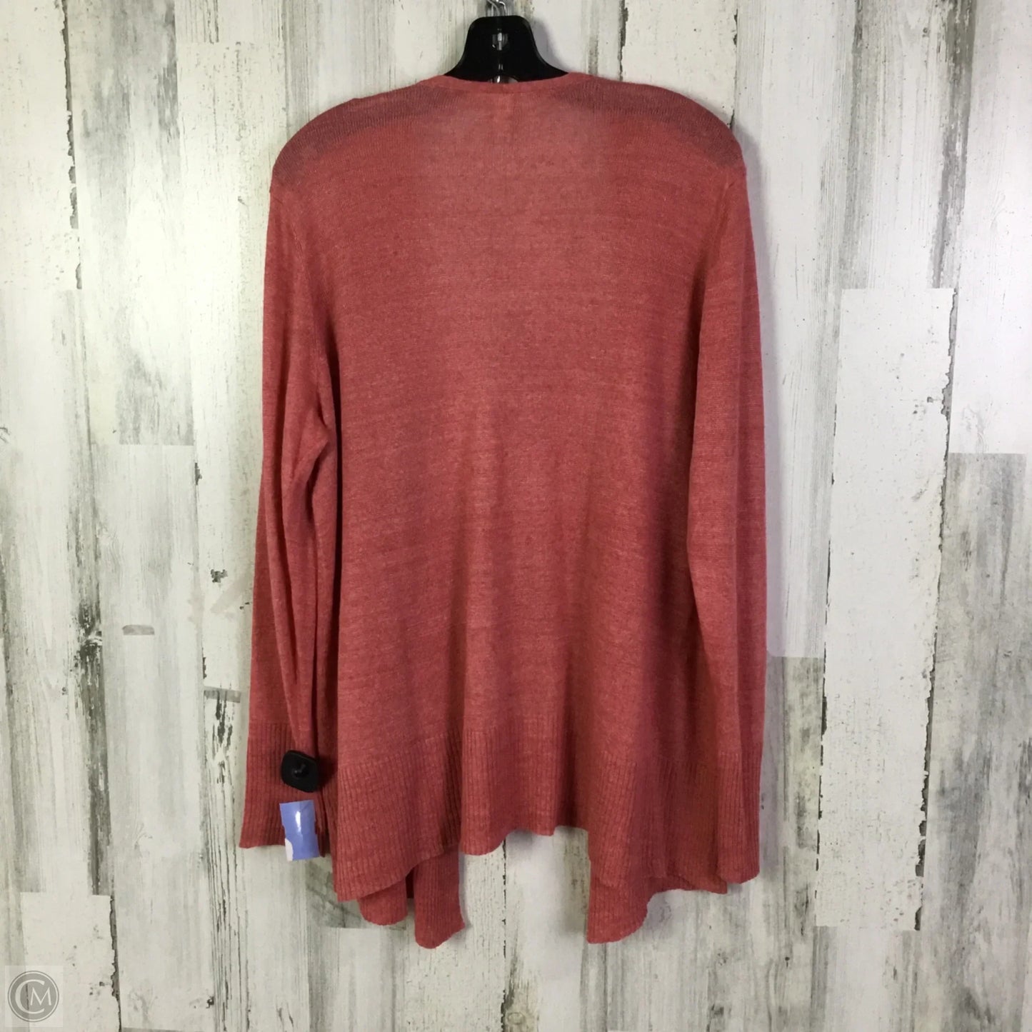 Sweater Cardigan By Eileen Fisher In Pink, Size: 1x